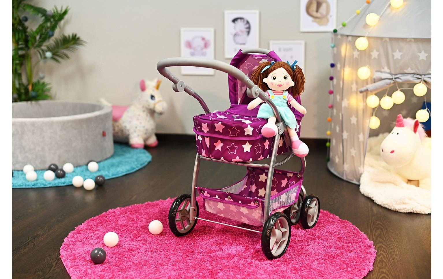 Knorrtoys® Puppenwagen »Coco Star«
