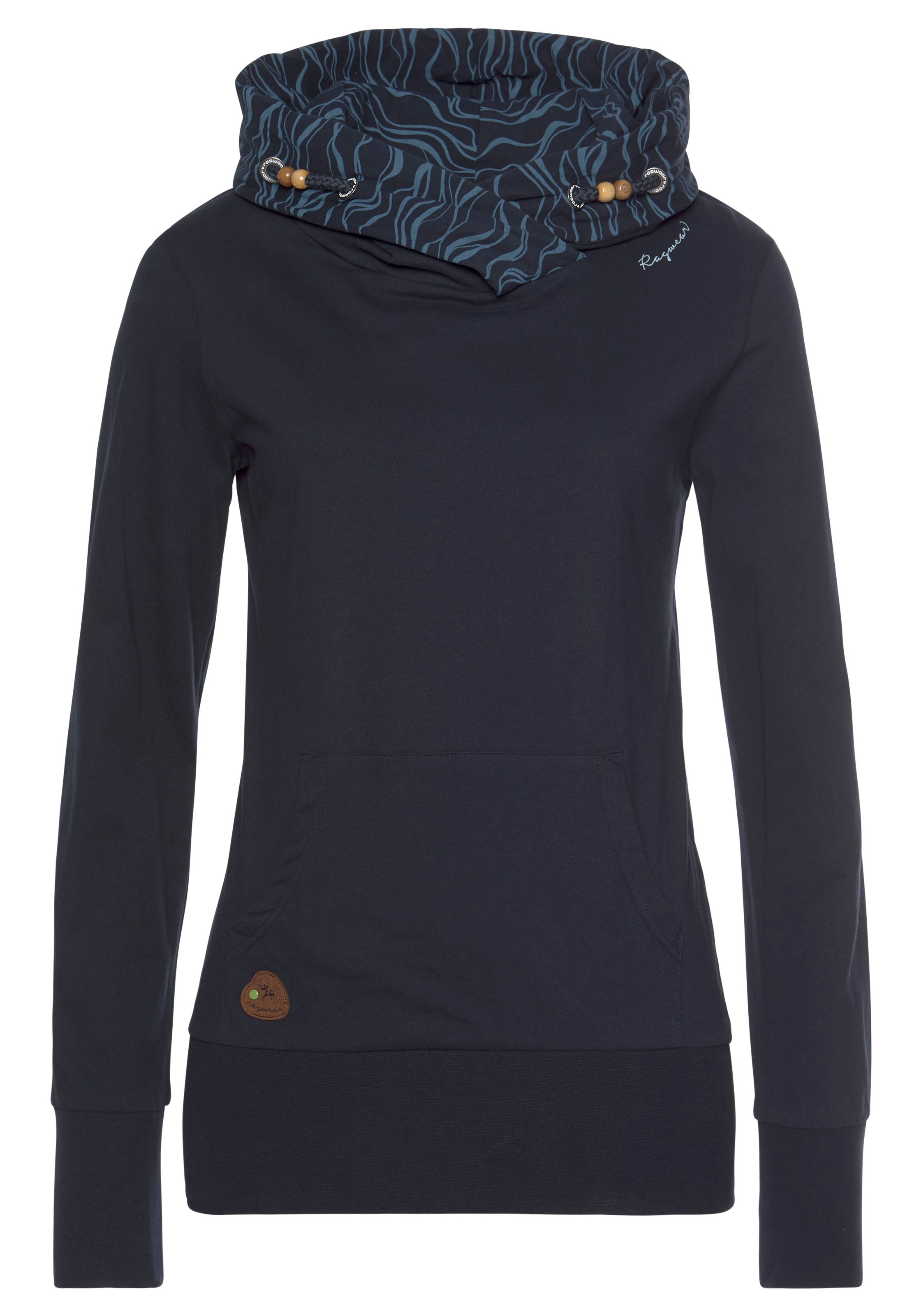 Image of Ragwear Sweatshirt »ANGELINA ORGANIC«, mit bedrucktem Schalkragen bei Ackermann Versand Schweiz