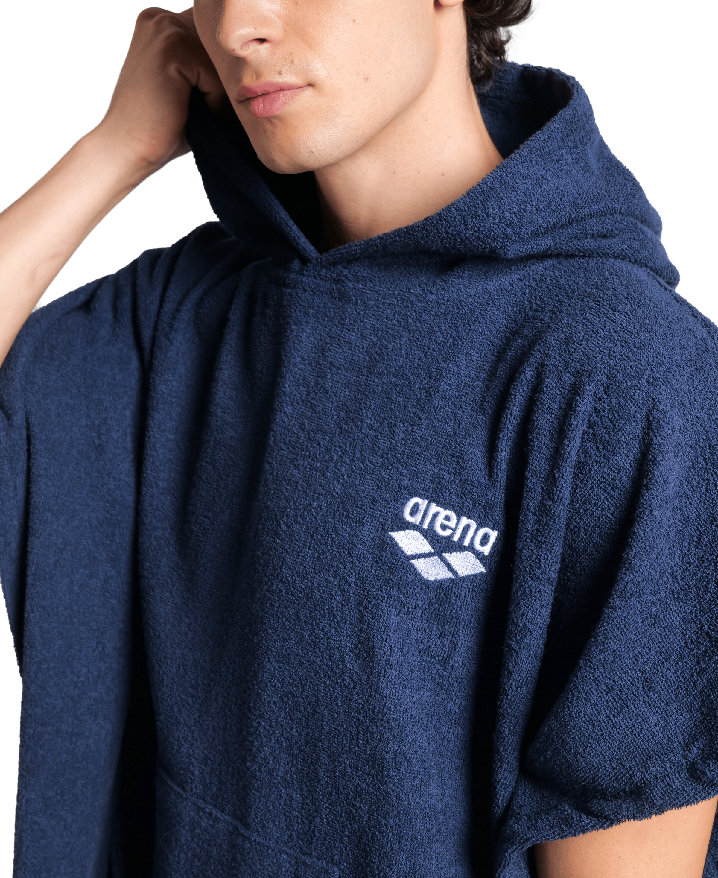 Arena Poncho de bain »arena Unisex Baumwoll Poncho Bademantel« 1 cuis douche, plage, sport, piscine, sauna, coton, unisexe, confortable