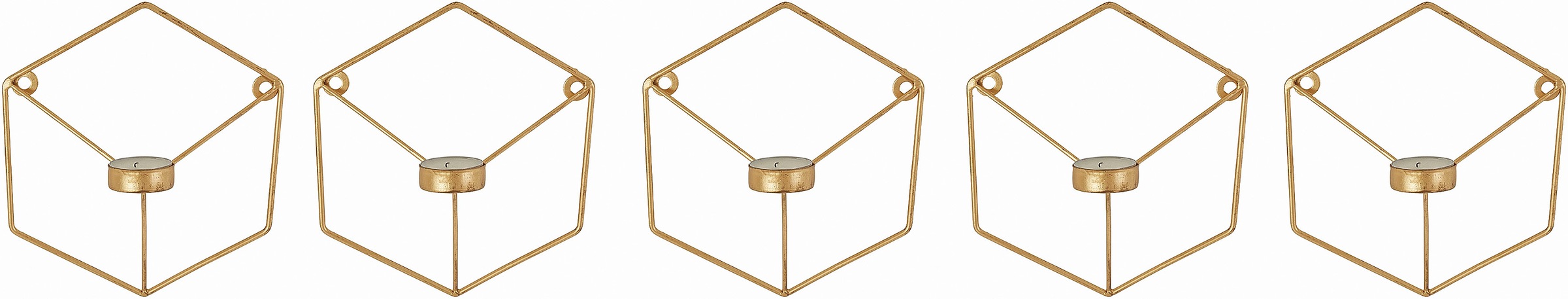 Image of Leonique Wanddekoobjekt »Chlodwig«, (5 St.), Set, Wandkerzenhalter bei Ackermann Versand Schweiz