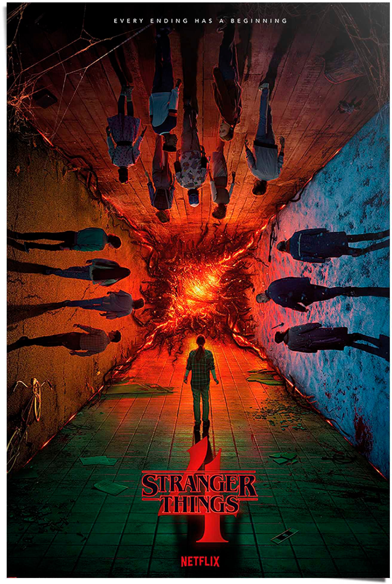Image of Reinders Poster "Stranger Things - every ending has a beginning"