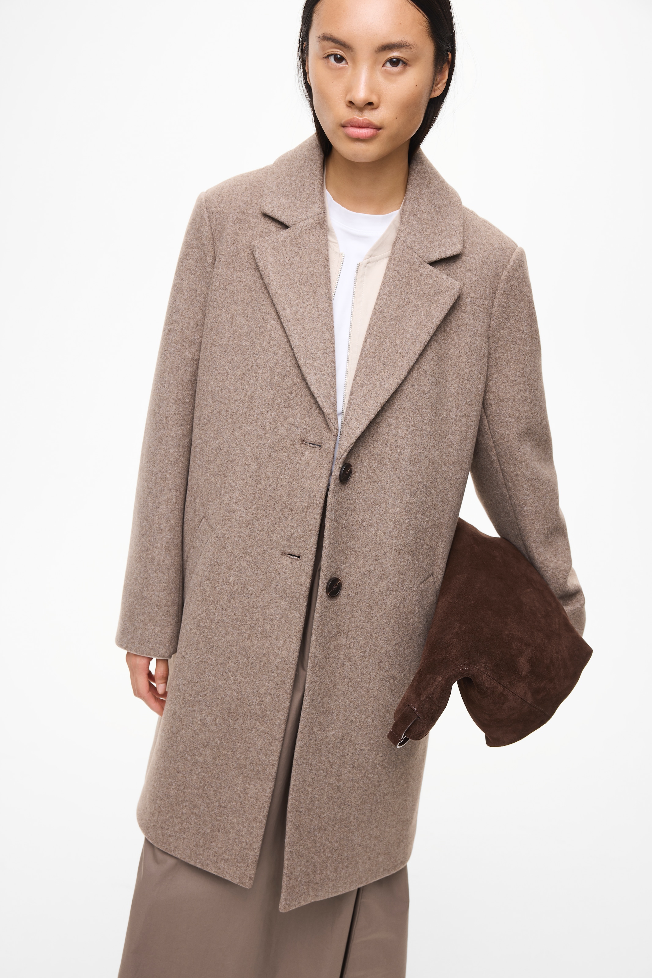 Image of Vila Kurzmantel "VICLAUDIA BUTTON COAT - NOOS"
