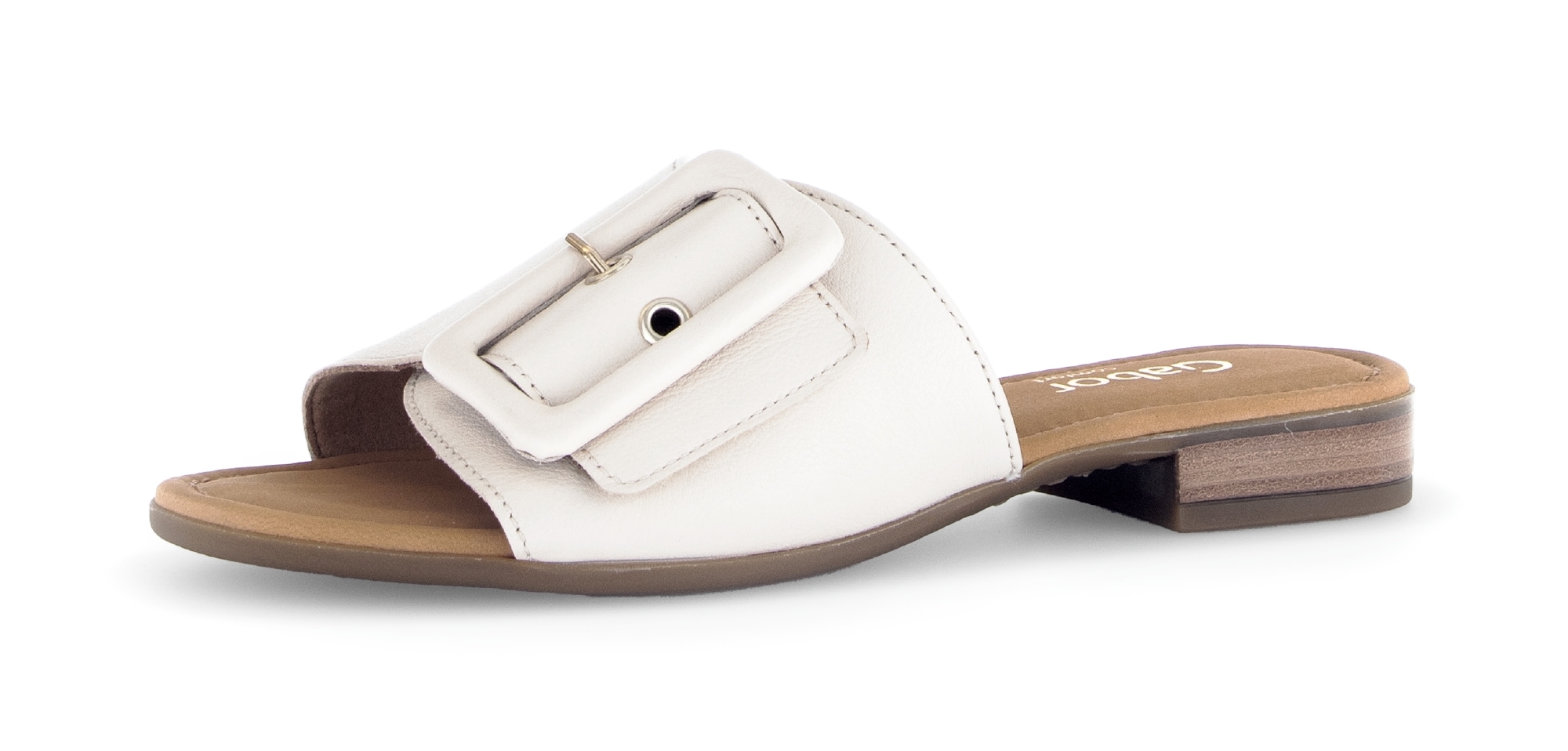 Gabor Pantolette »Rhodos«  Blockabsatz, Sommerschuh, Schupfschuh in Weite G (= weit)