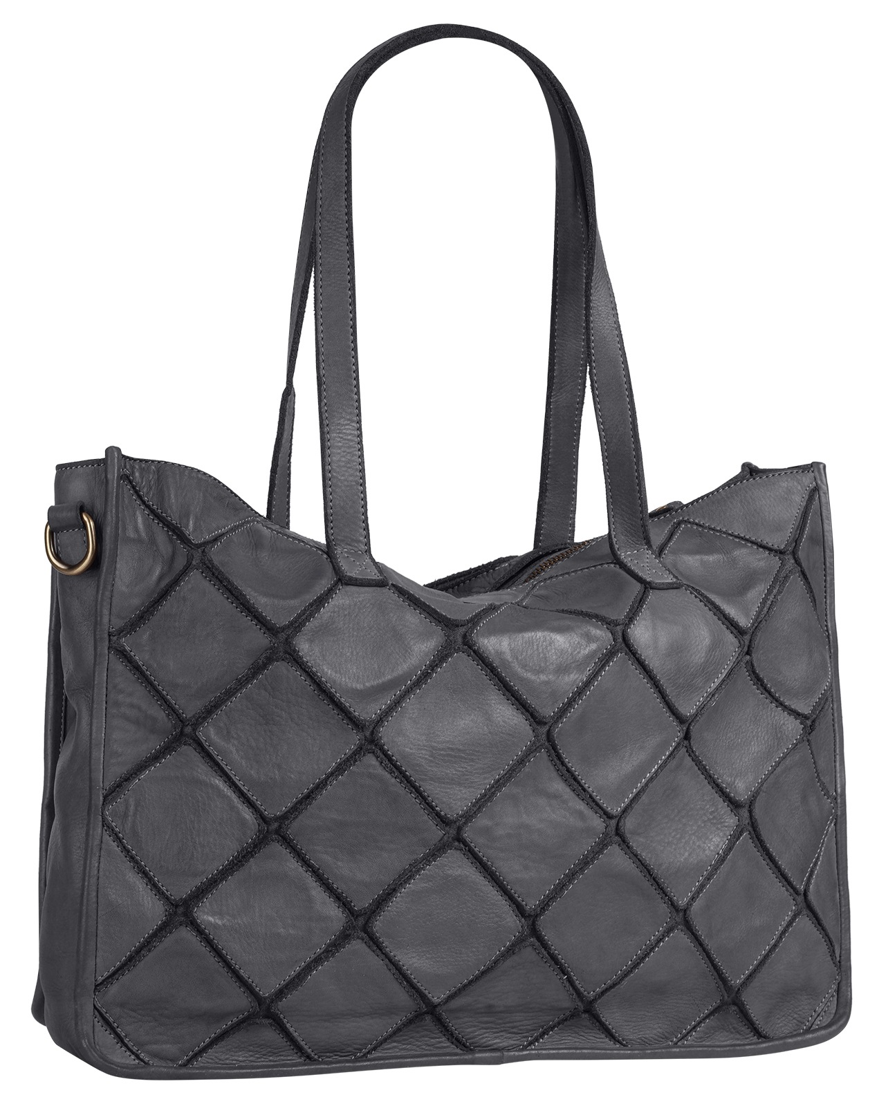 Samantha Look Shopper echt Leder, Made in Italy