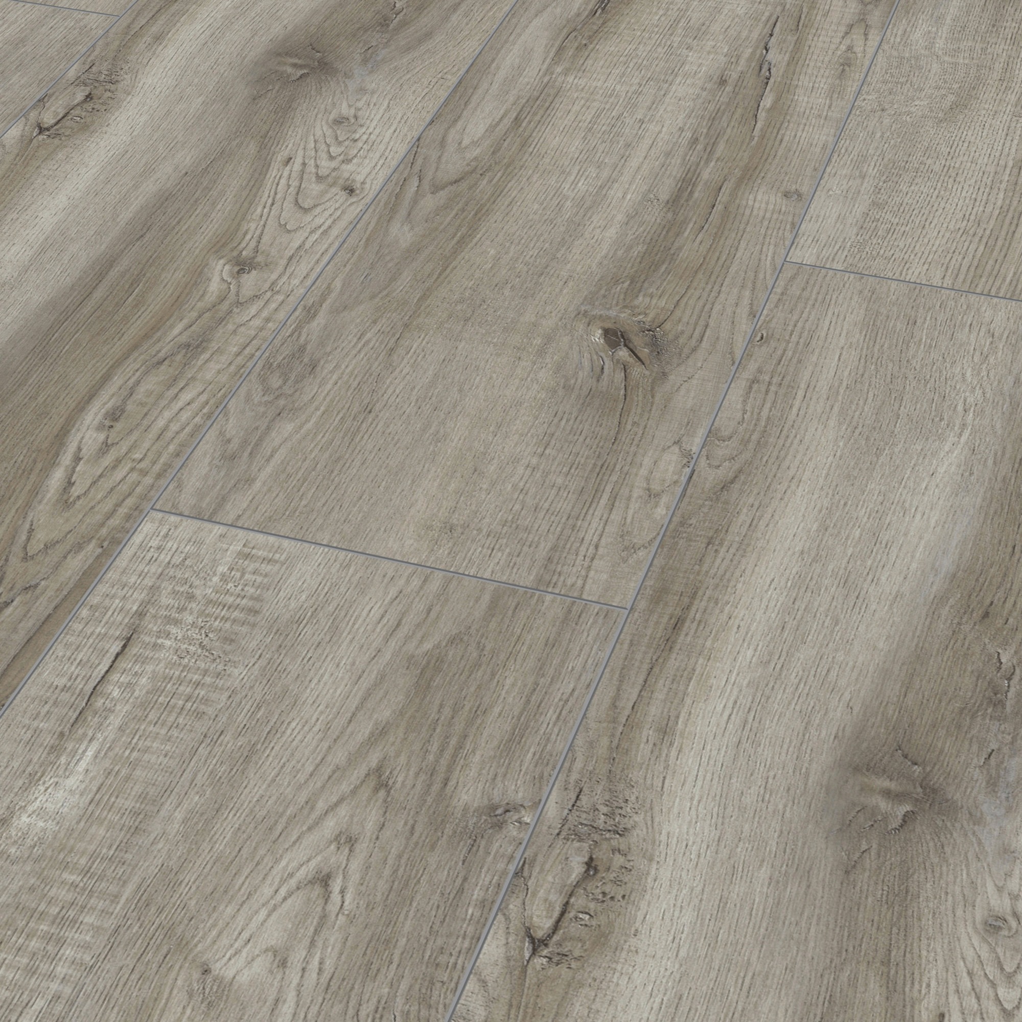 Image of Bodenmeister Laminat »Dielenoptik Eiche grau rustikal«, (Packung), Landhausdiele 1380 x 244 mm, Stärke: 8 mm bei Ackermann Versand Schweiz