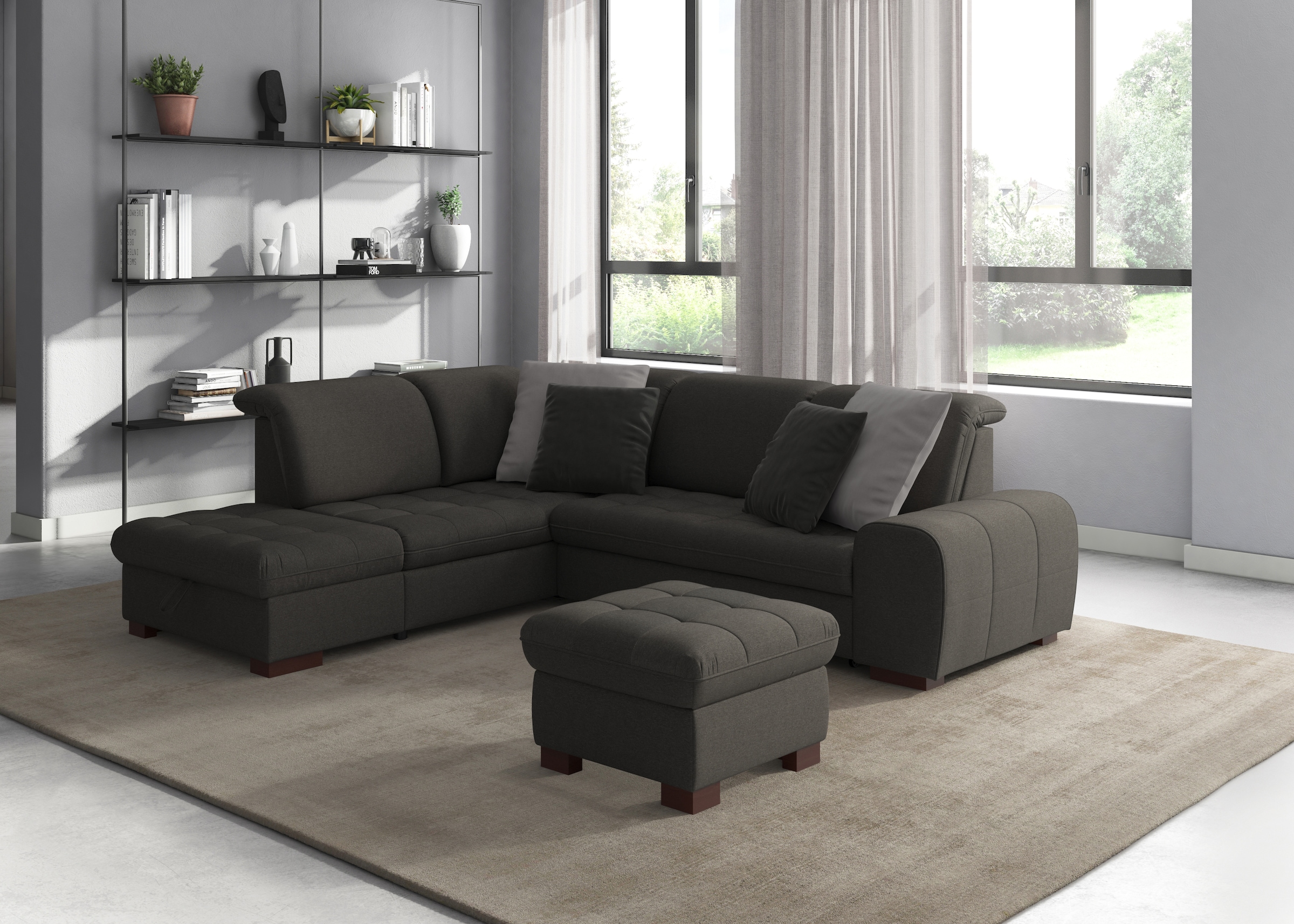 Image of sit&more Sofakissen "Luxor" 2-teiliges Kissenset in Samtoptik