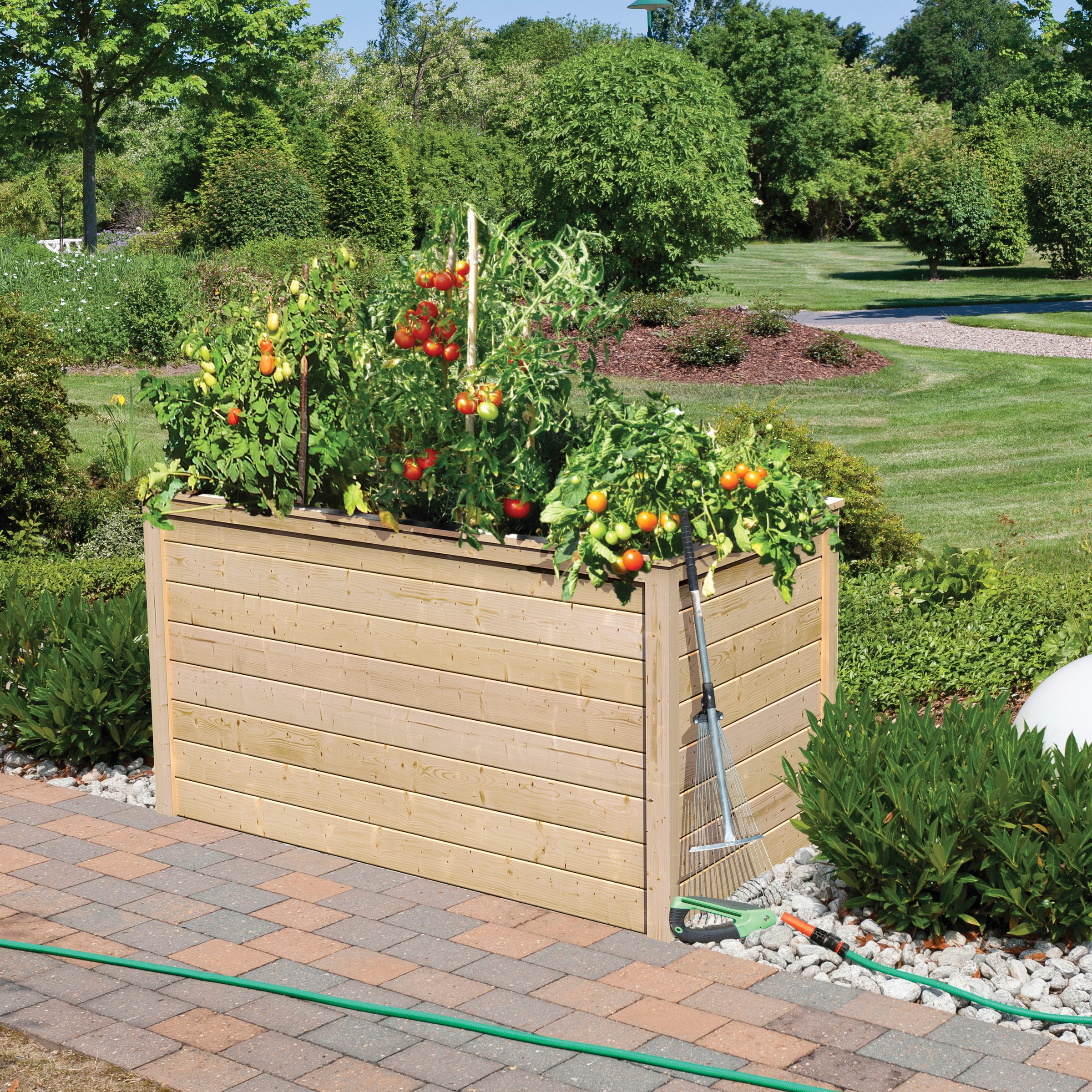 Image of Karibu Hochbeet »1«, BxTxH: 133x69x82 cm bei Ackermann Versand Schweiz