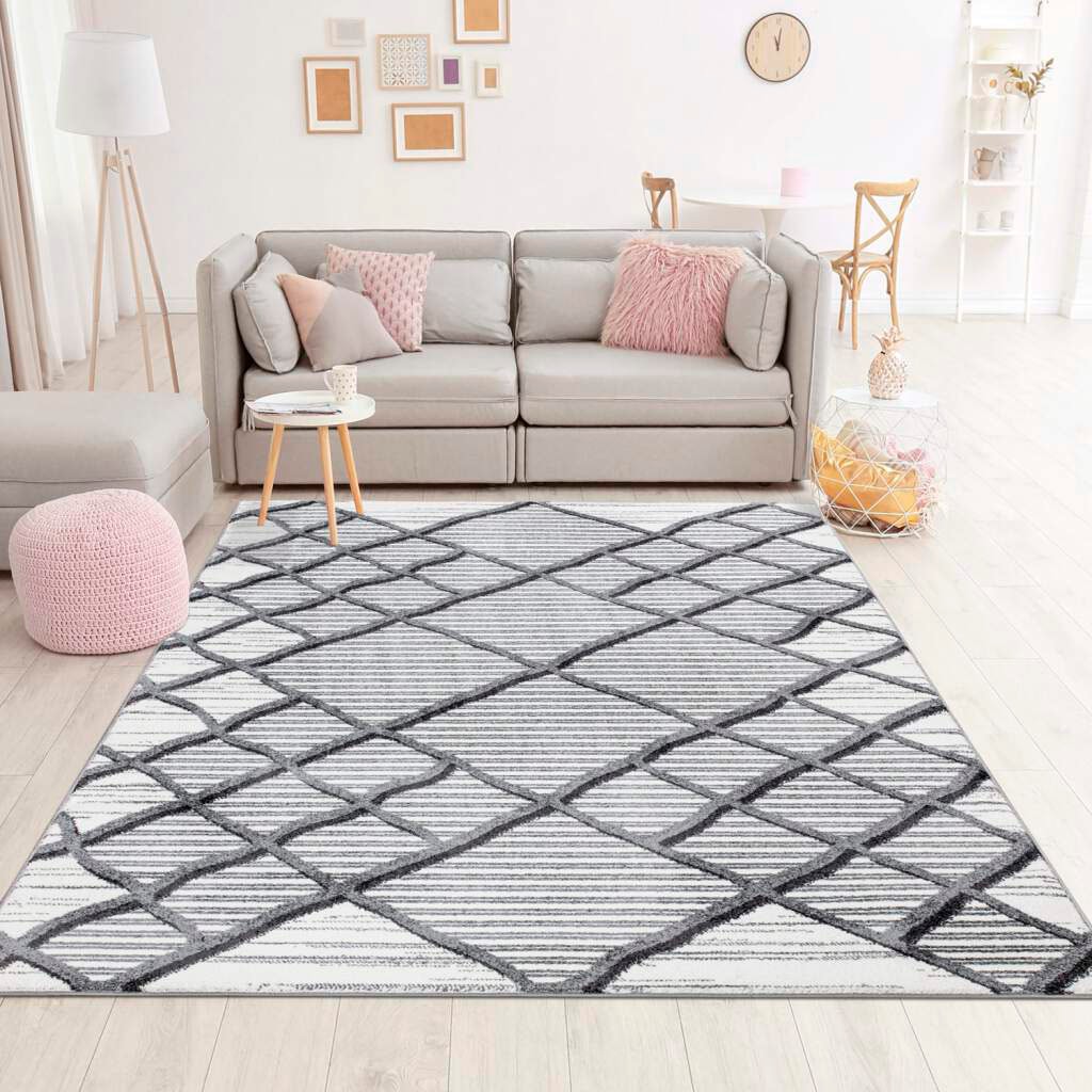Image of Carpet City Teppich "YOUNG965" rechteckig 11 mm Höhe Moderner Jugend- Kinder Teppich, ideal für Jugendzimmer