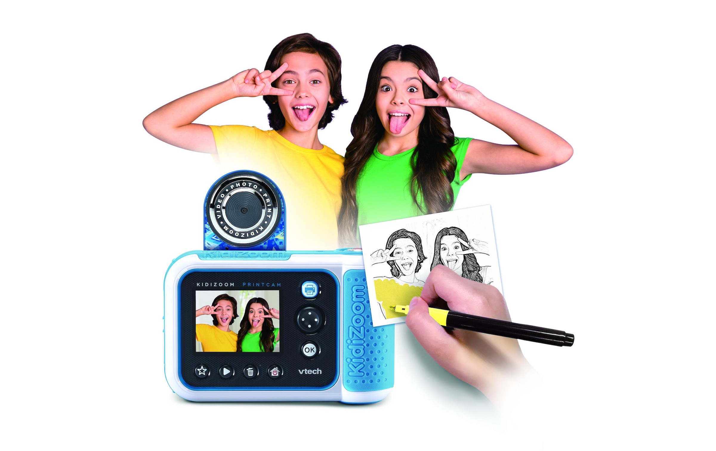 Vtech® Kinderkamera »KidiZoom Print Cam Graffiti«