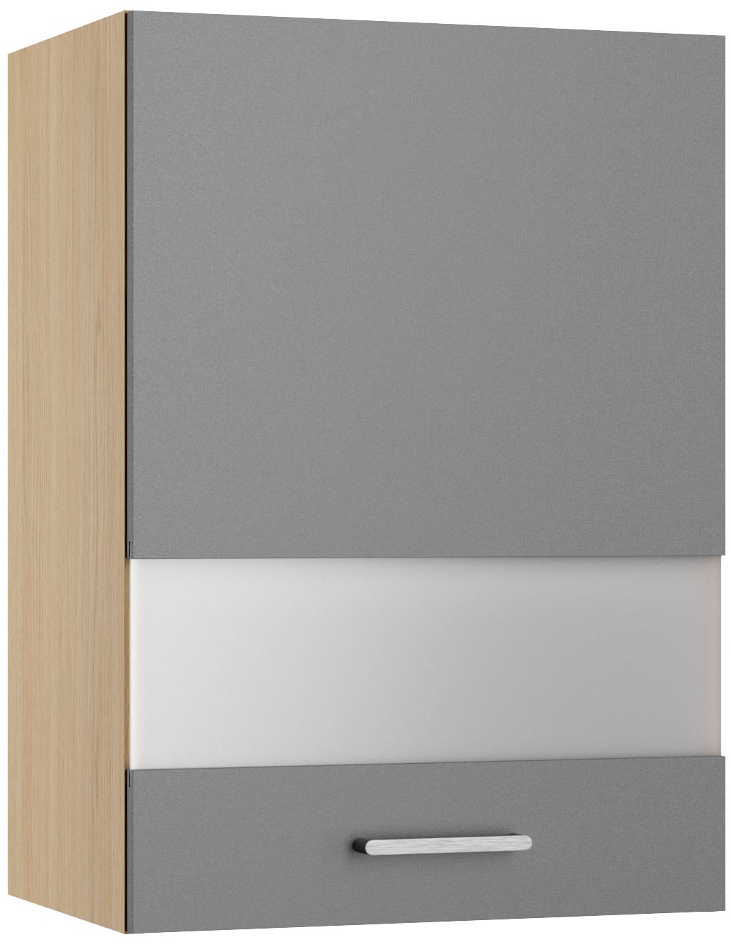 KOCHSTATION Armoire suspendue »KS-Lucy« Breite 50 cm, mit 1 Segmentglastür, 2 Einlegeböden, Soft-Close