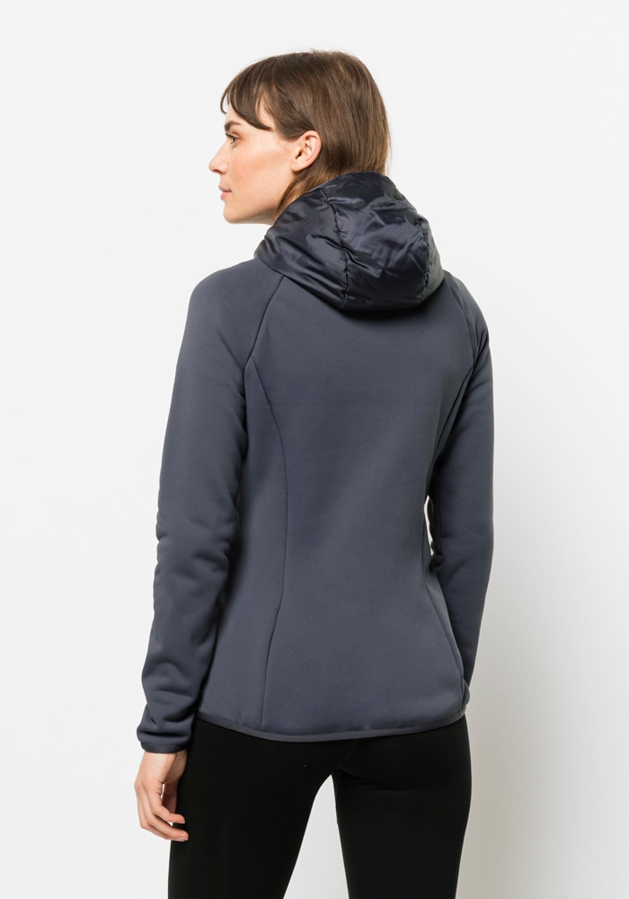 Jack Wolfskin Hybridjacke »ROUTEBURN PRO HYBRID W«, mit Kapuze