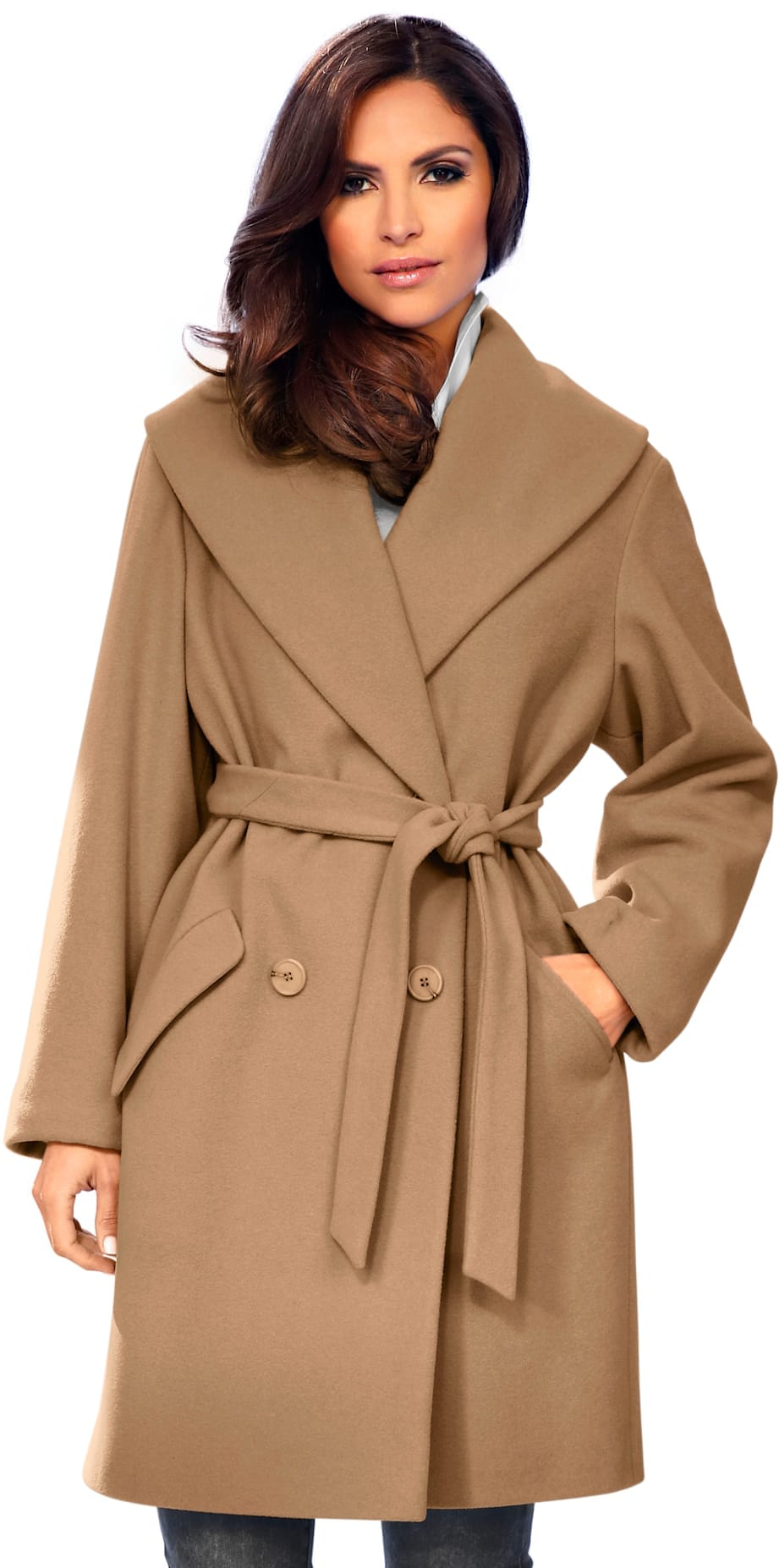 ASHLEY BROOKE by heine Wolljacke, ohne Kapuze