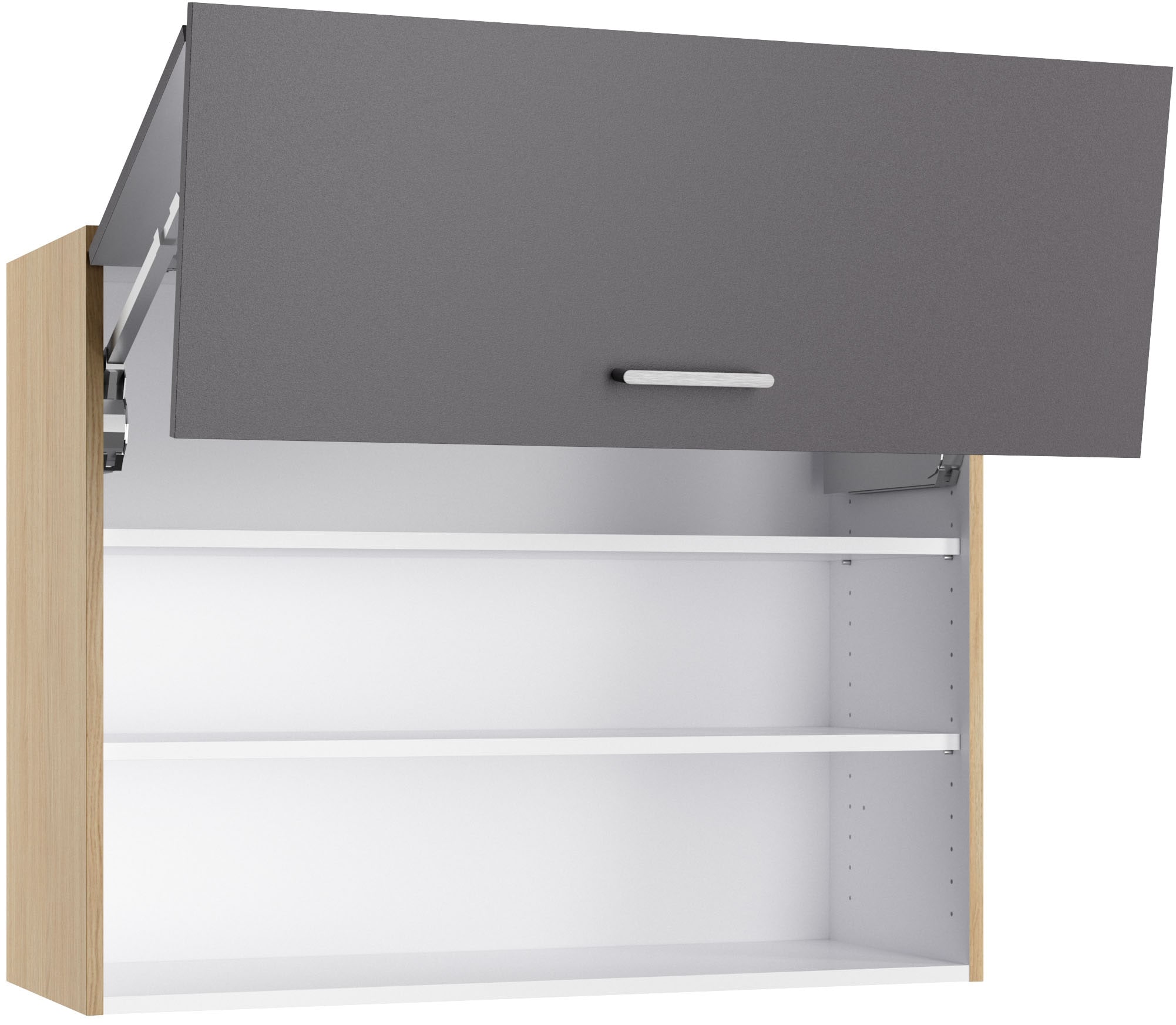 KOCHSTATION Armoire suspendue pliante »KS-Lucy« Breite 90 cm, Höhe 70,4 cm, mit 1 Faltlifttür, 2 Einlegeböden