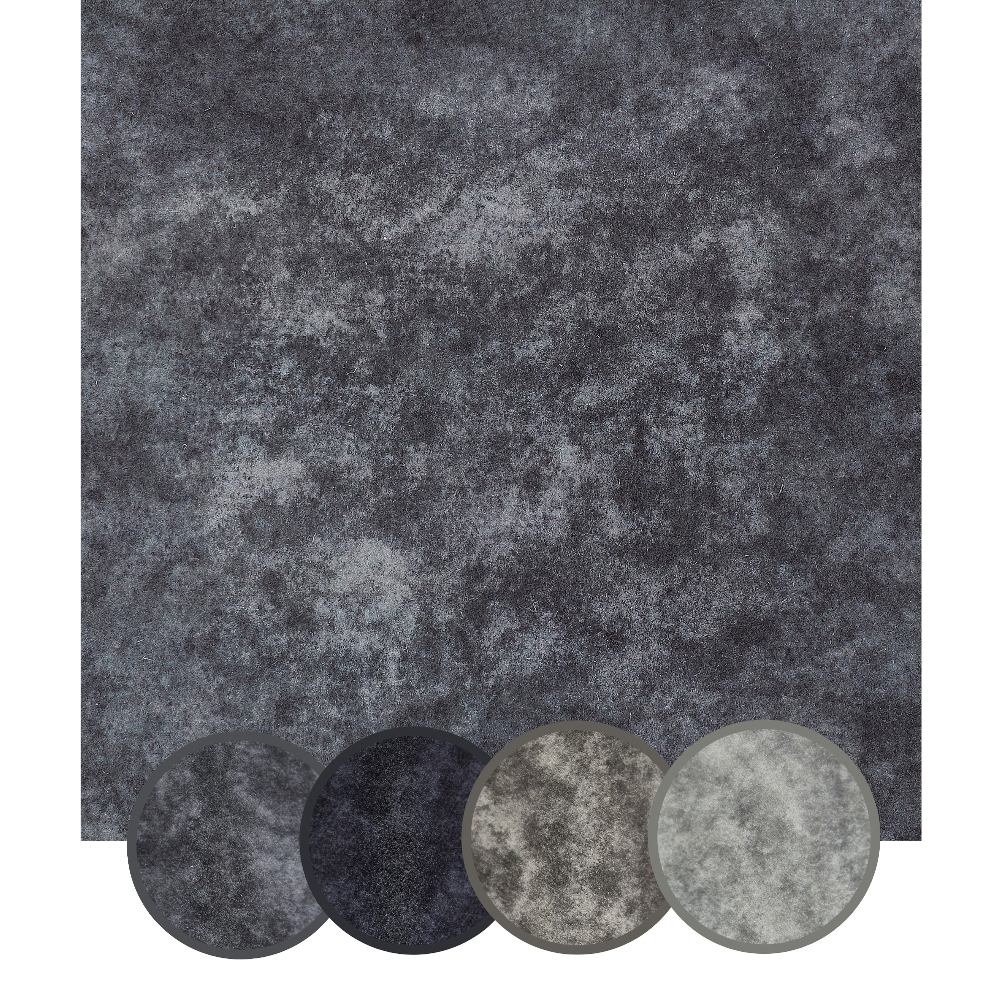 Andiamo Teppichfliese »Colmar Nadelfilz«, quadratisch, 4 mm Höhe, 40x40 cm, selbstklebend, robust & strapazierfähig, 25 Stück (4 qm)