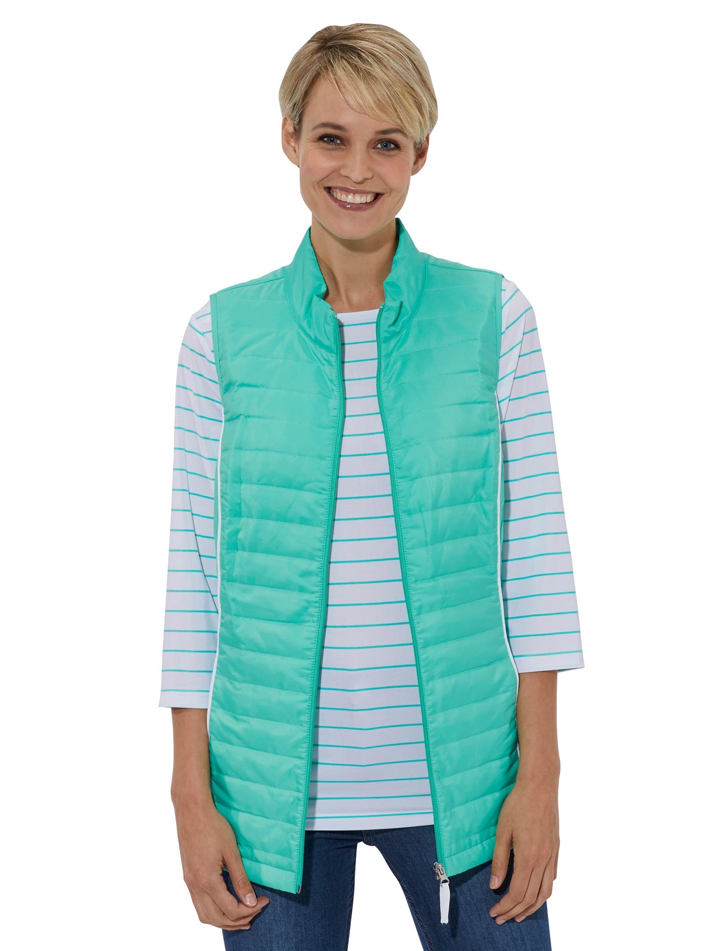 Image of Casual Looks 3/4-Arm-Shirt »Set: Shirt+Weste«, (1 tlg.) bei Ackermann Versand Schweiz