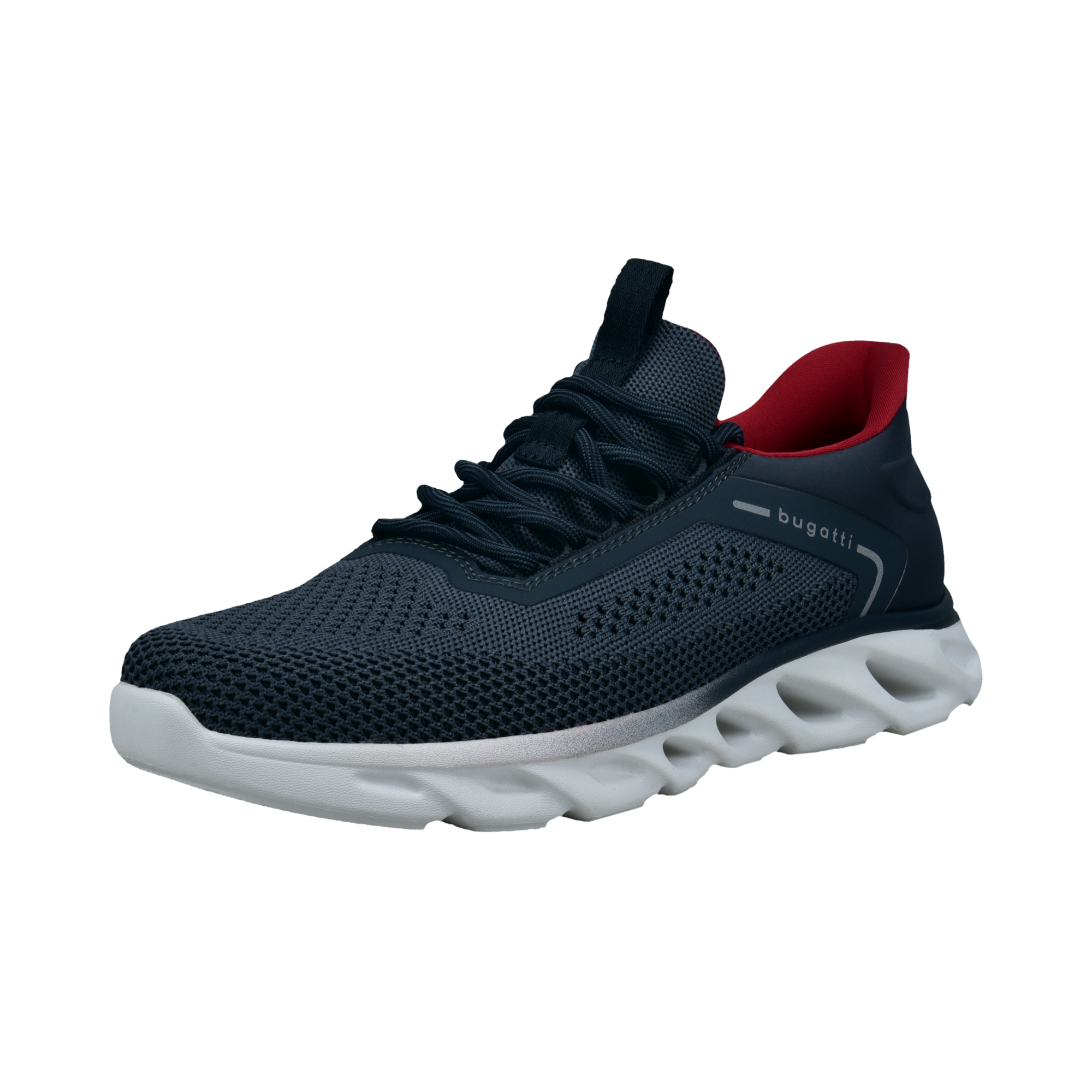 bugatti Baskets slip-on  Freizeitschuh, Schlupfschuh mit aufgesetzter Schnürung
