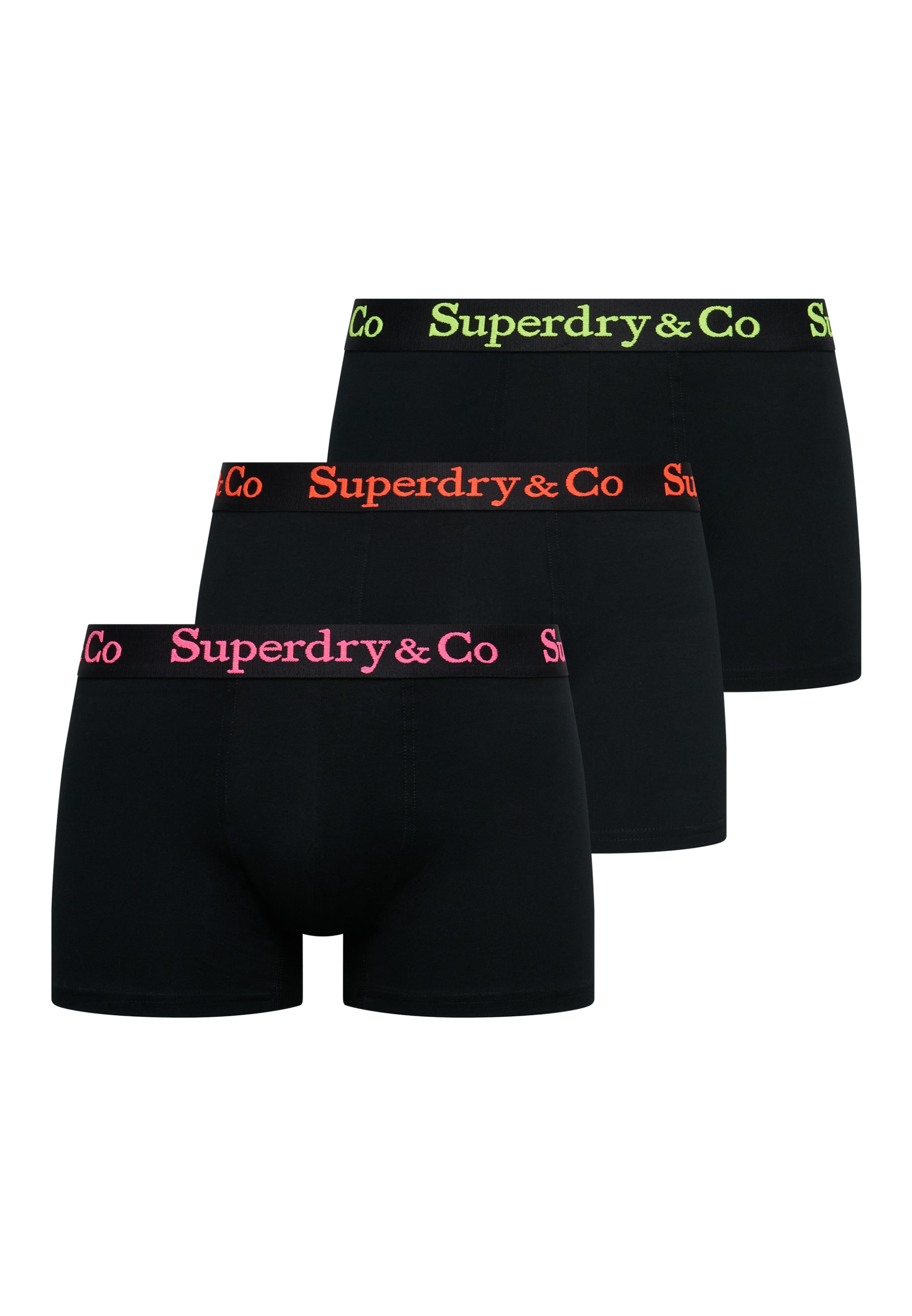Superdry Boxers »SDRY & CO TRUNK TRIPLE PACK« Paquet, 3 cuis Mélange de coton, coupe slim