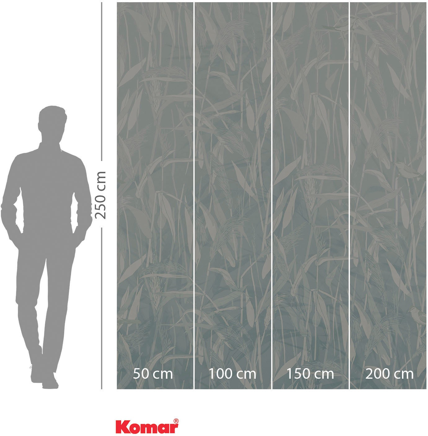 Komar Vliestapete »Digitaldruck Vlies - Whisper World - Grösse 200 x 250 cm«, bedruckt, Wohnzimmer, Schlafzimmer