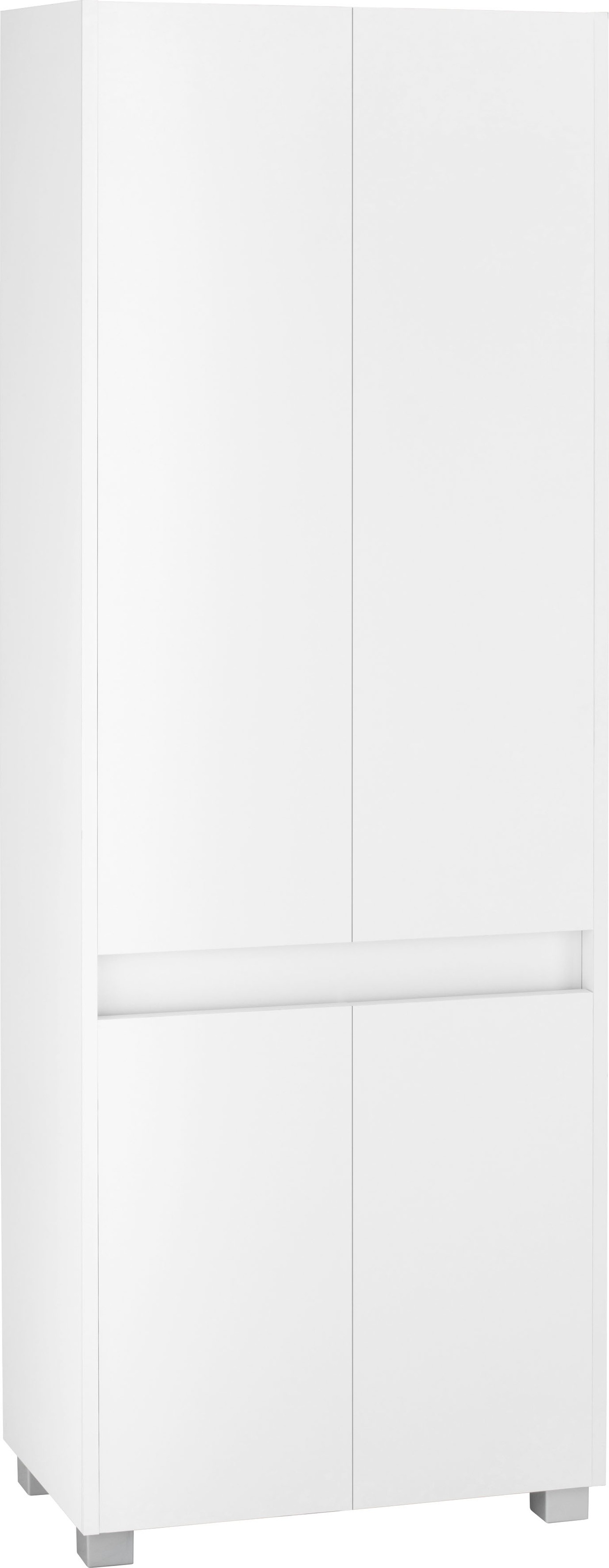 Image of my home Hochschrank »Lynn«, Breite 56,9 cm, Höhe 164,5 cm, grifflos, wechselbarer Türanschlag bei Ackermann Versand Schweiz