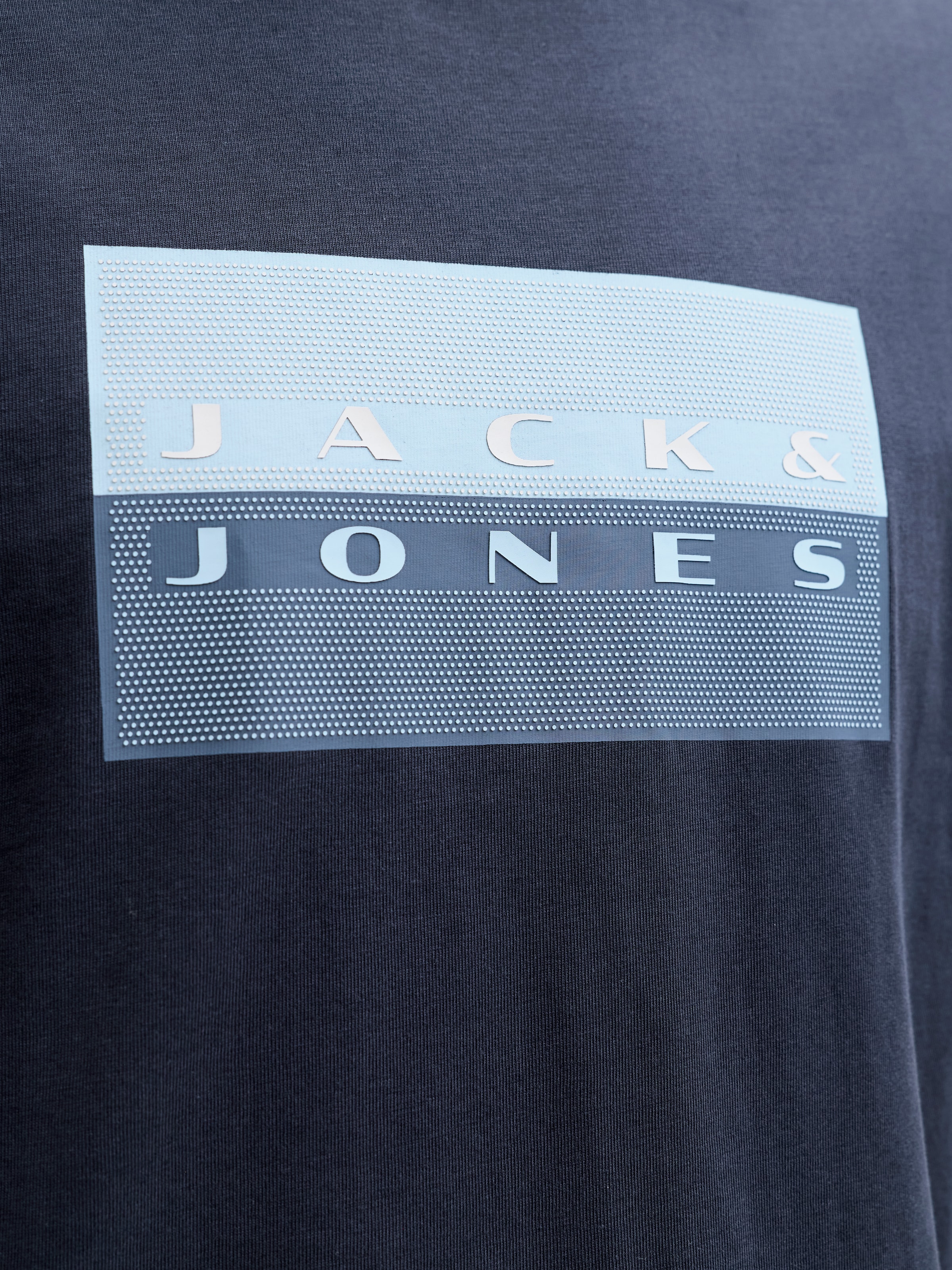 Jack & Jones T-shirt à manches courtes »JCOFUSION DOTS PRINT TEE SS CREW SN« Baumwolle, regular fit