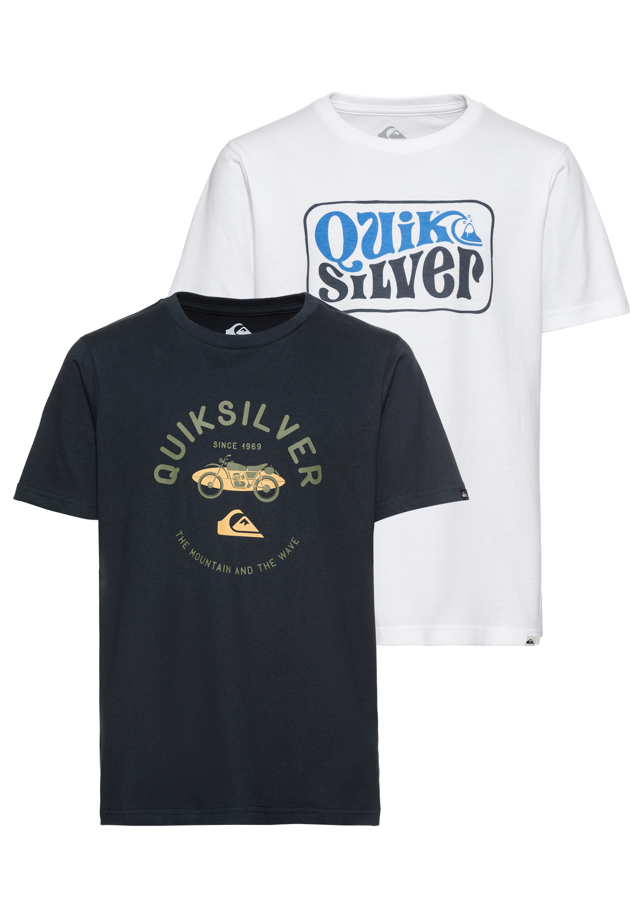 Image of Quiksilver T-Shirt "GETTIN AIR SHORT SLEEVE TEE PACK YOUTH" Packung, 2 Stk. für Kinder