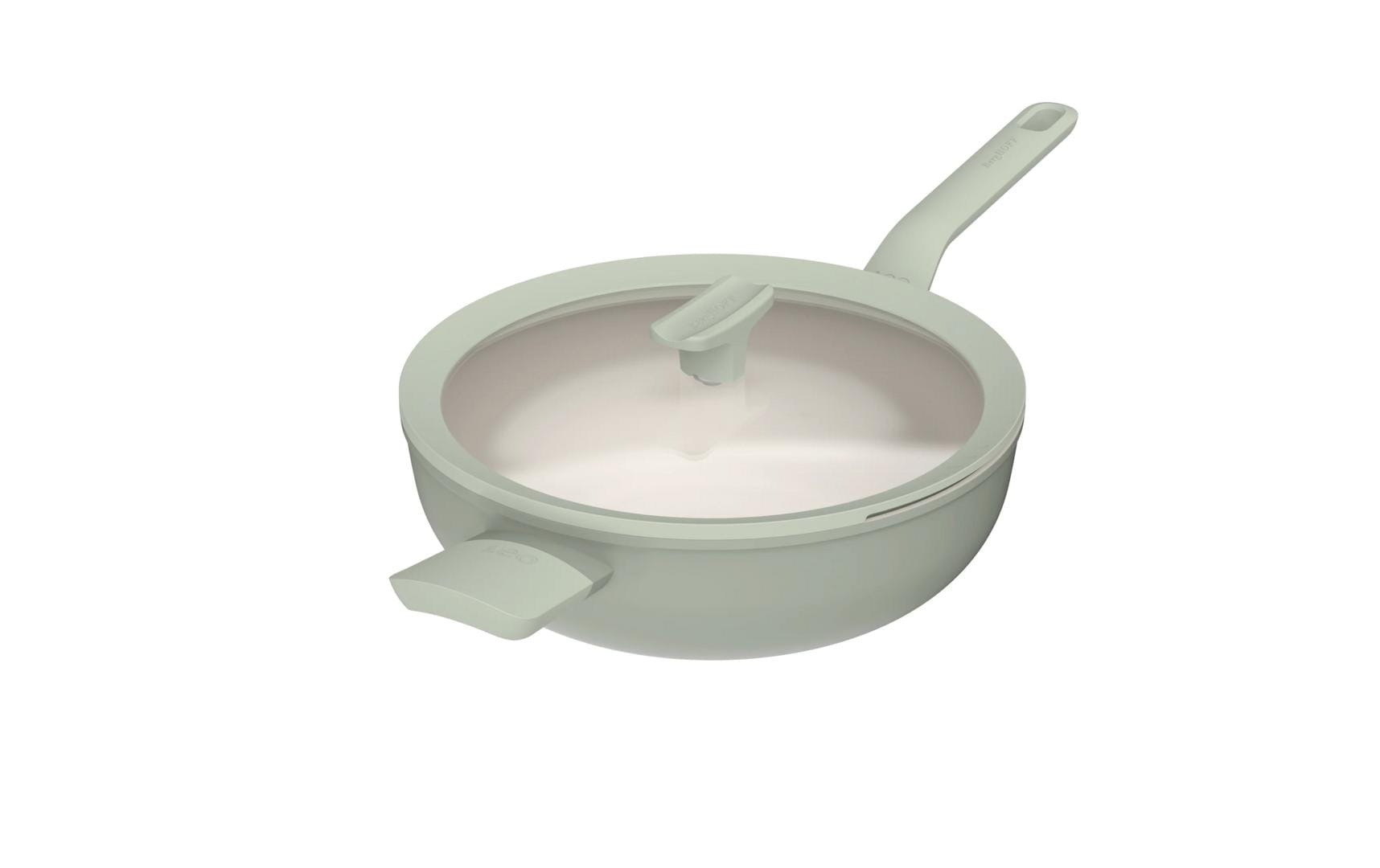 Image of BergHOFF Wok "Leo Balance Sage 32 cm, inkl. Deckel" Aluminium