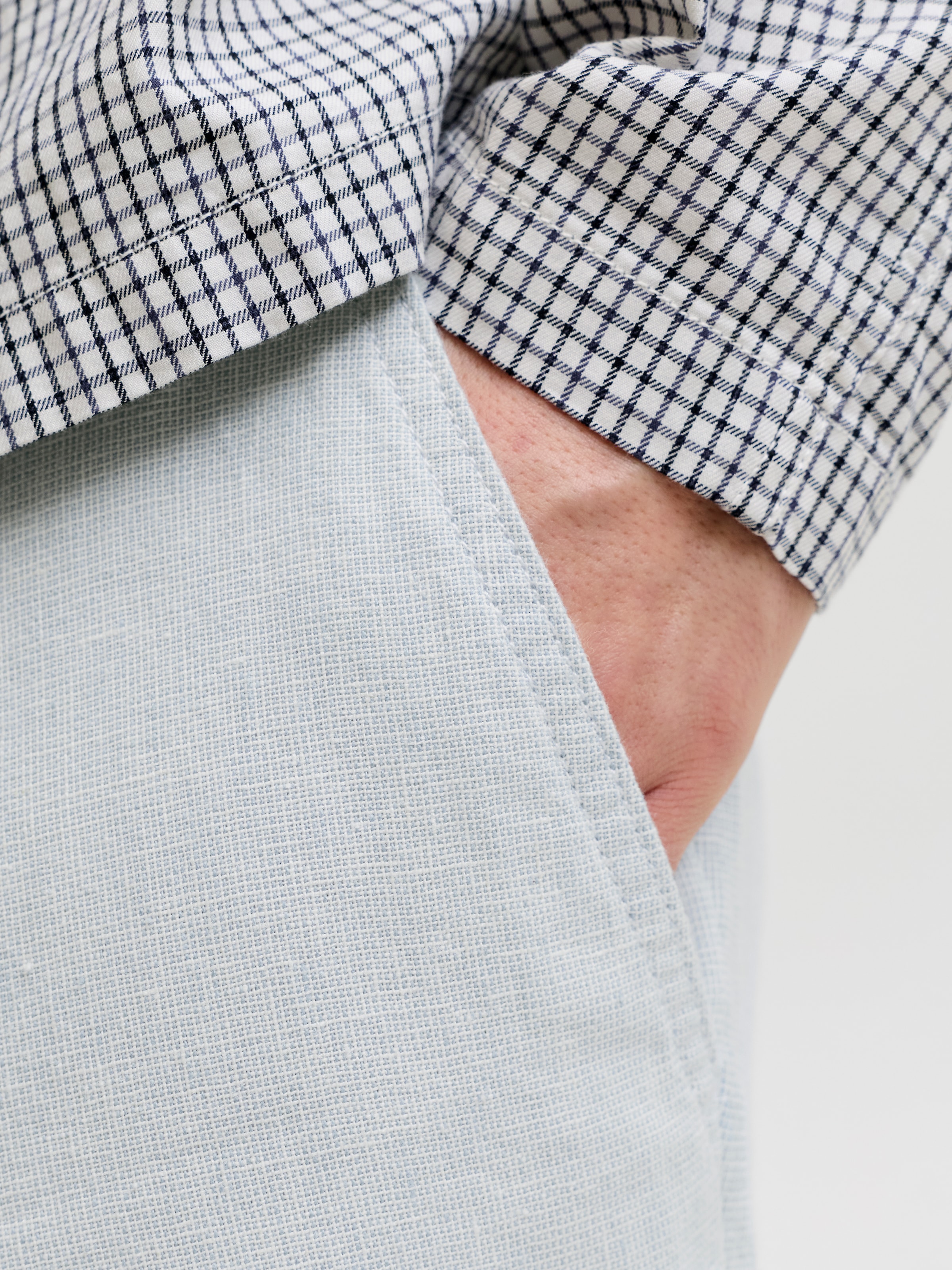 Jack & Jones Short en chino »JPSTACE MYKONOS LINEN BLEND SHORTS SRT«