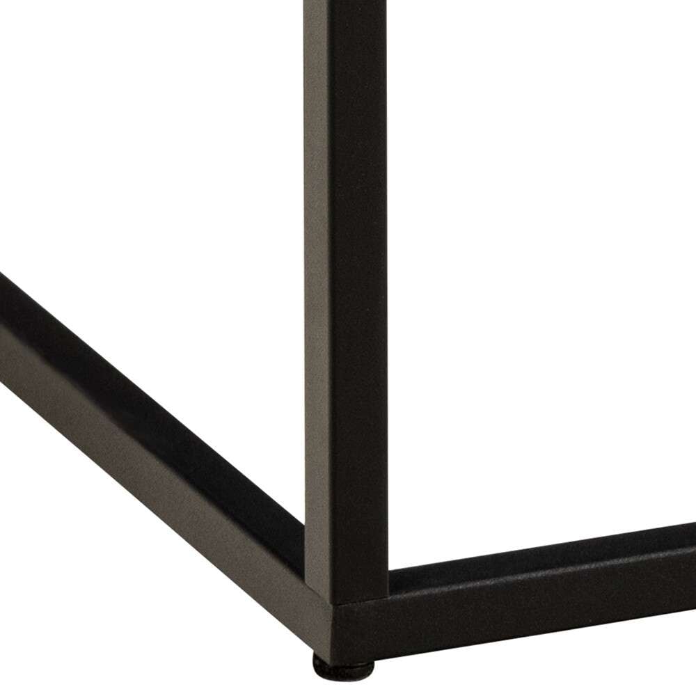 ACTONA GROUP 1100000002199 »Barossa, Wohnzimmer-Tisch, quadratisch, in Steinoptik, Modern« Steinoptik, schwarze Stahlbeine, in mehreren Varianten, B: 60 cm
