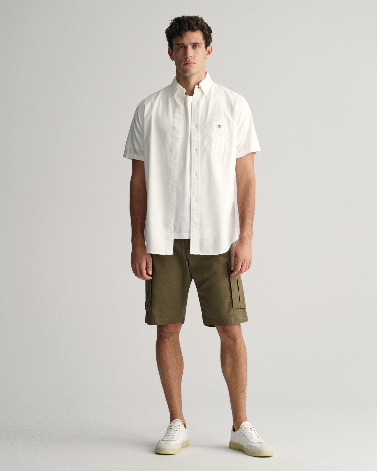 Kurzarmhemd »REG OXFORD SHIRT«, Gant-Stickerei