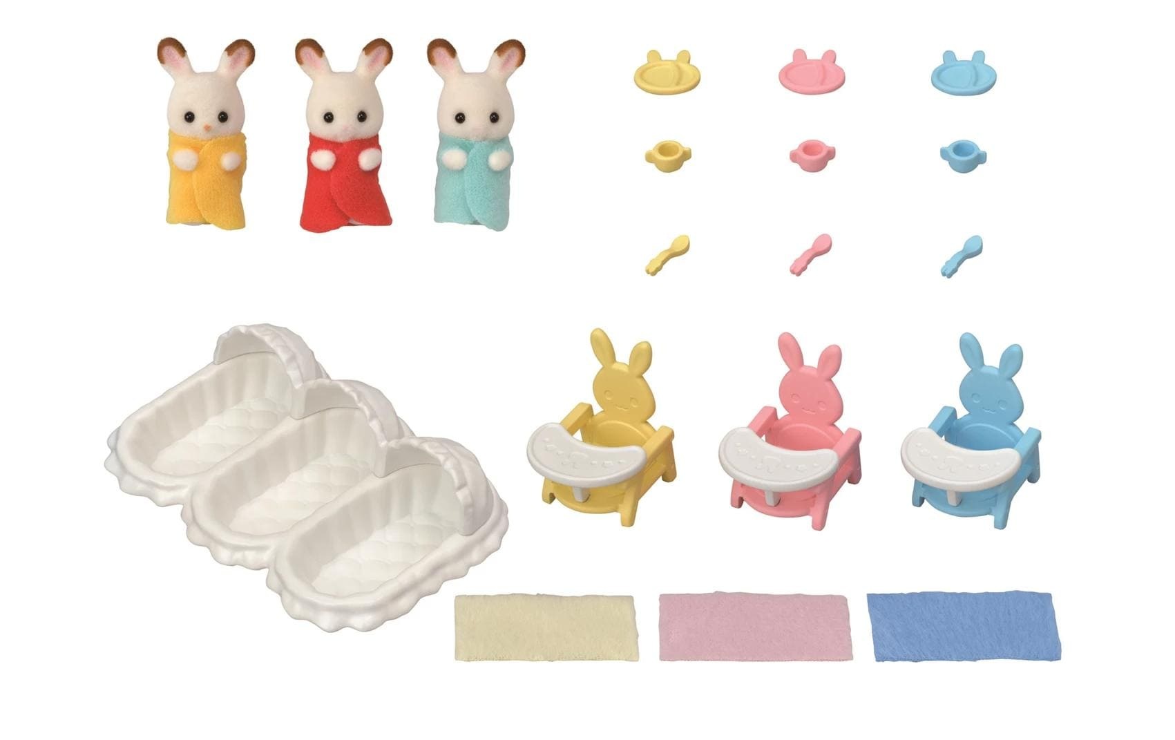 Sylvanian Families Spielfigur »Erstausstattung für Drillinge«