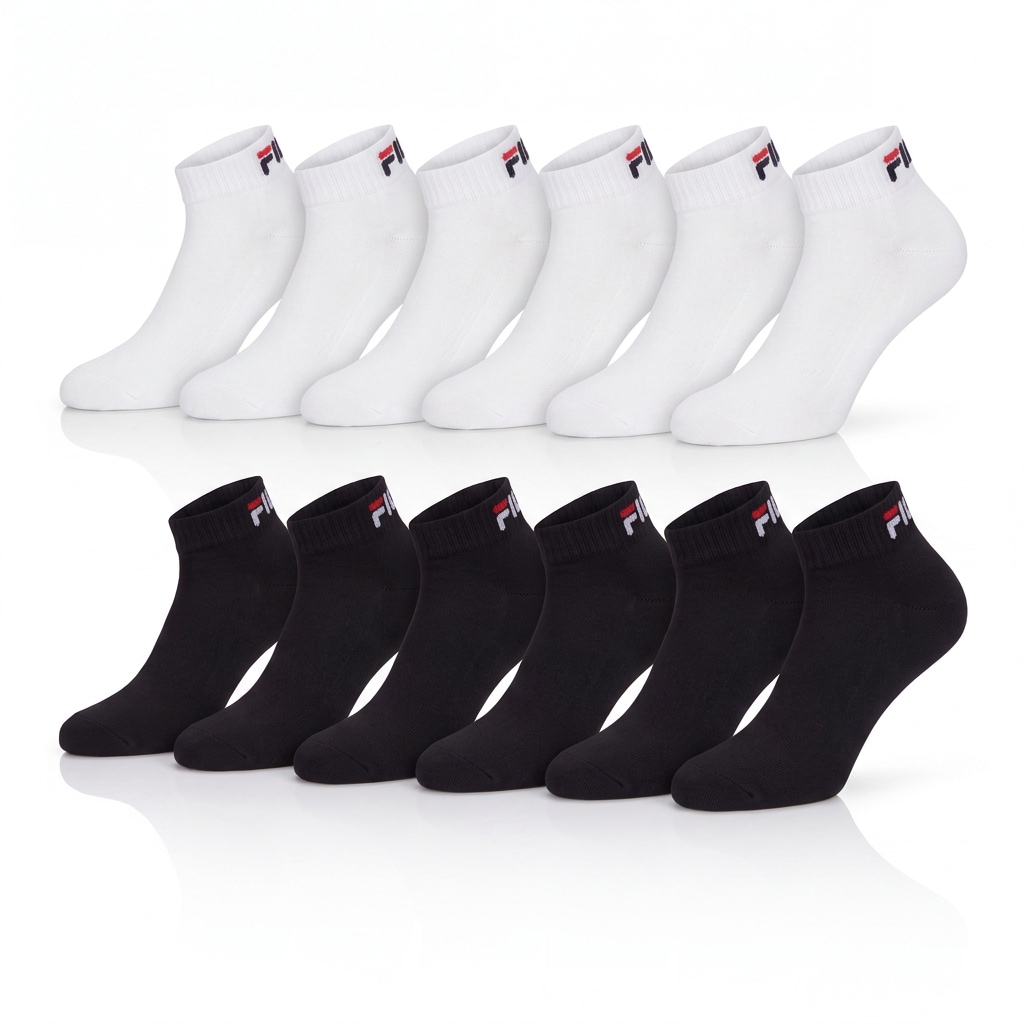 Fila Kurzsocken »UNISEX QUARTER PLAIN SOCKS« 12 Paar, 