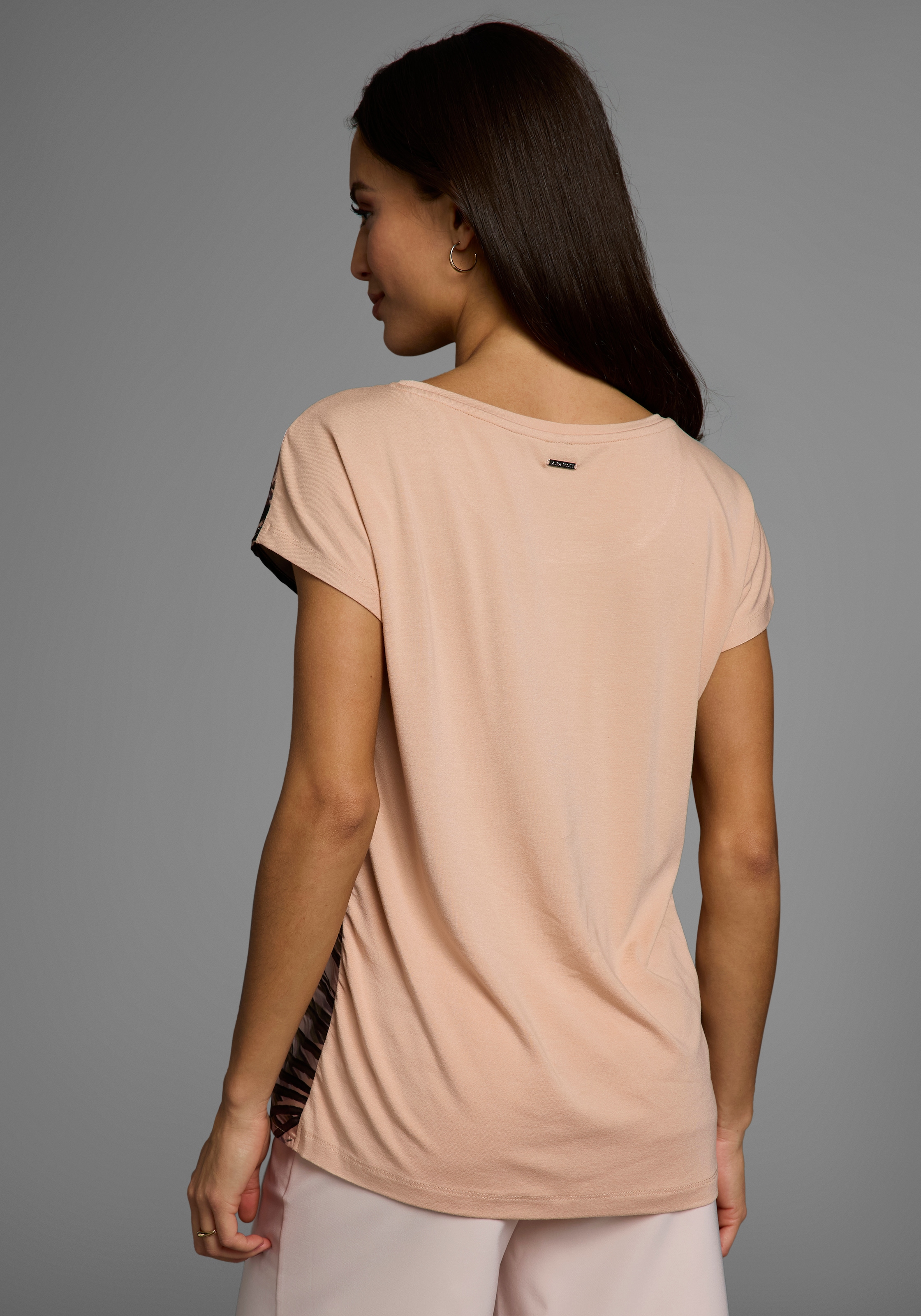 Laura Scott Shirtbluse, in modischem Materialmix
