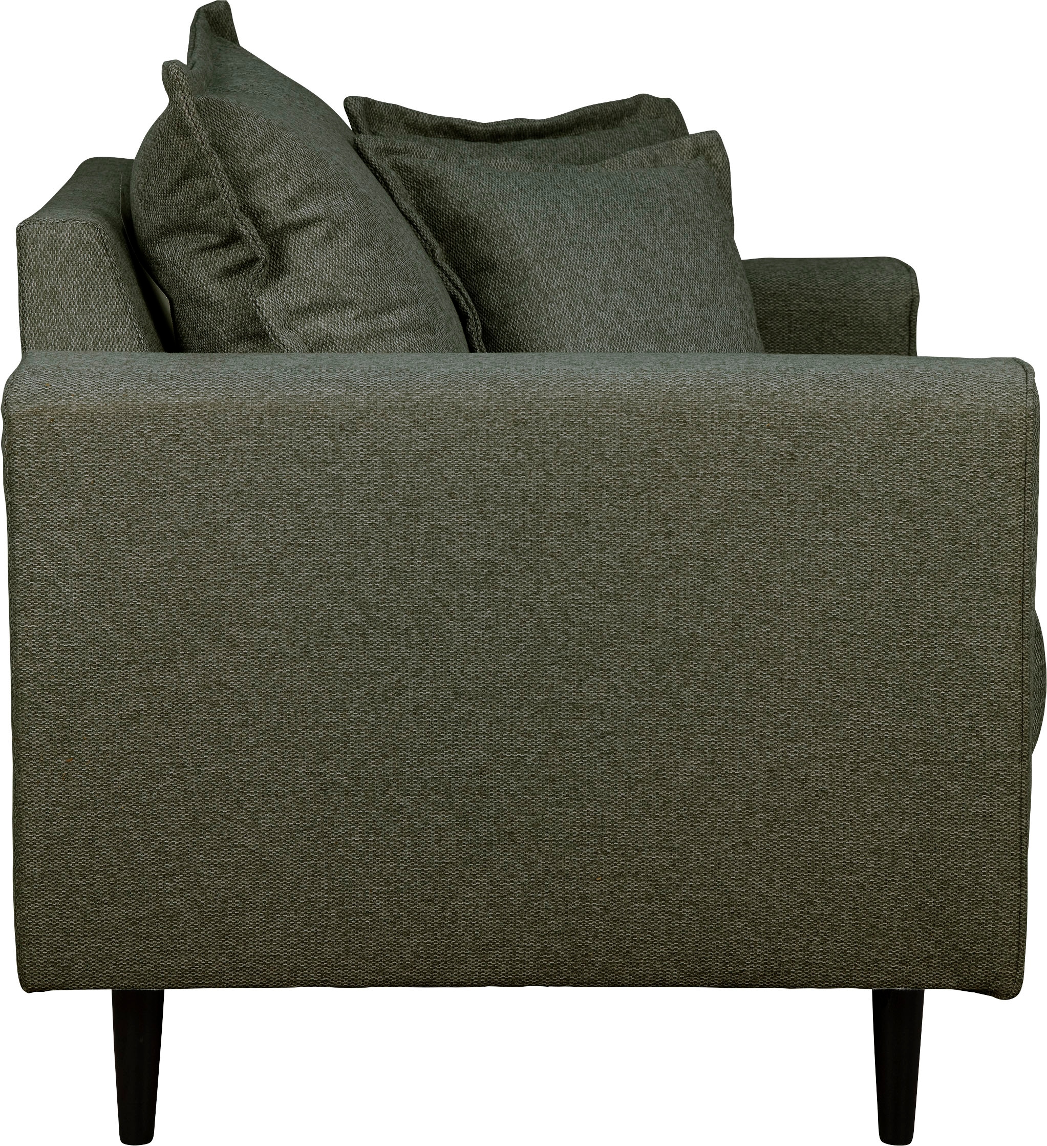 Home affaire Sessel »VEYRAS Loungesessel, Masse B/T/H: 95/84/76 cm«, mit Wellenunterfederung, incl. Kissen