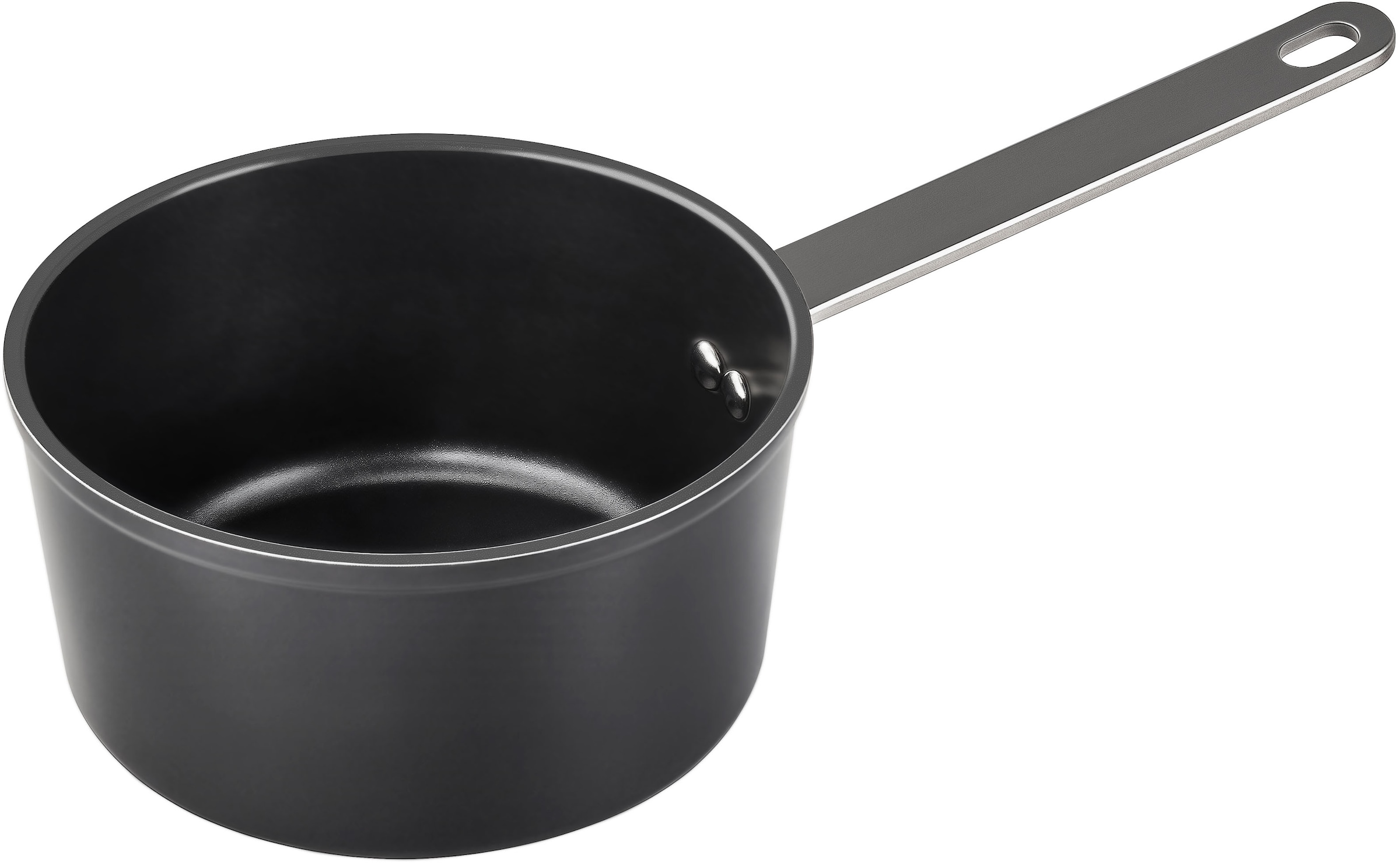 Hanseatic Topf-Set »ALU PRO«, Aluminium, (Set, 9 tlg., Fleischtopf 1x 16 cm / 2x 20 cm / 1x 24 cm, Stielkasserolle 16 cm), mit Griffe aus Edelstahl, Glasdeckel, Induktion