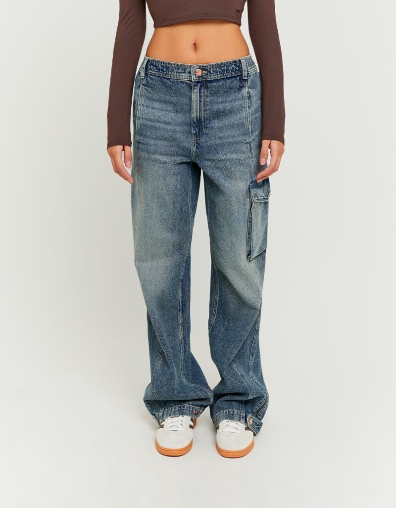 Image of Tally Weijl Cargojeans "SPADEGINNA" Baumwolle, baggy