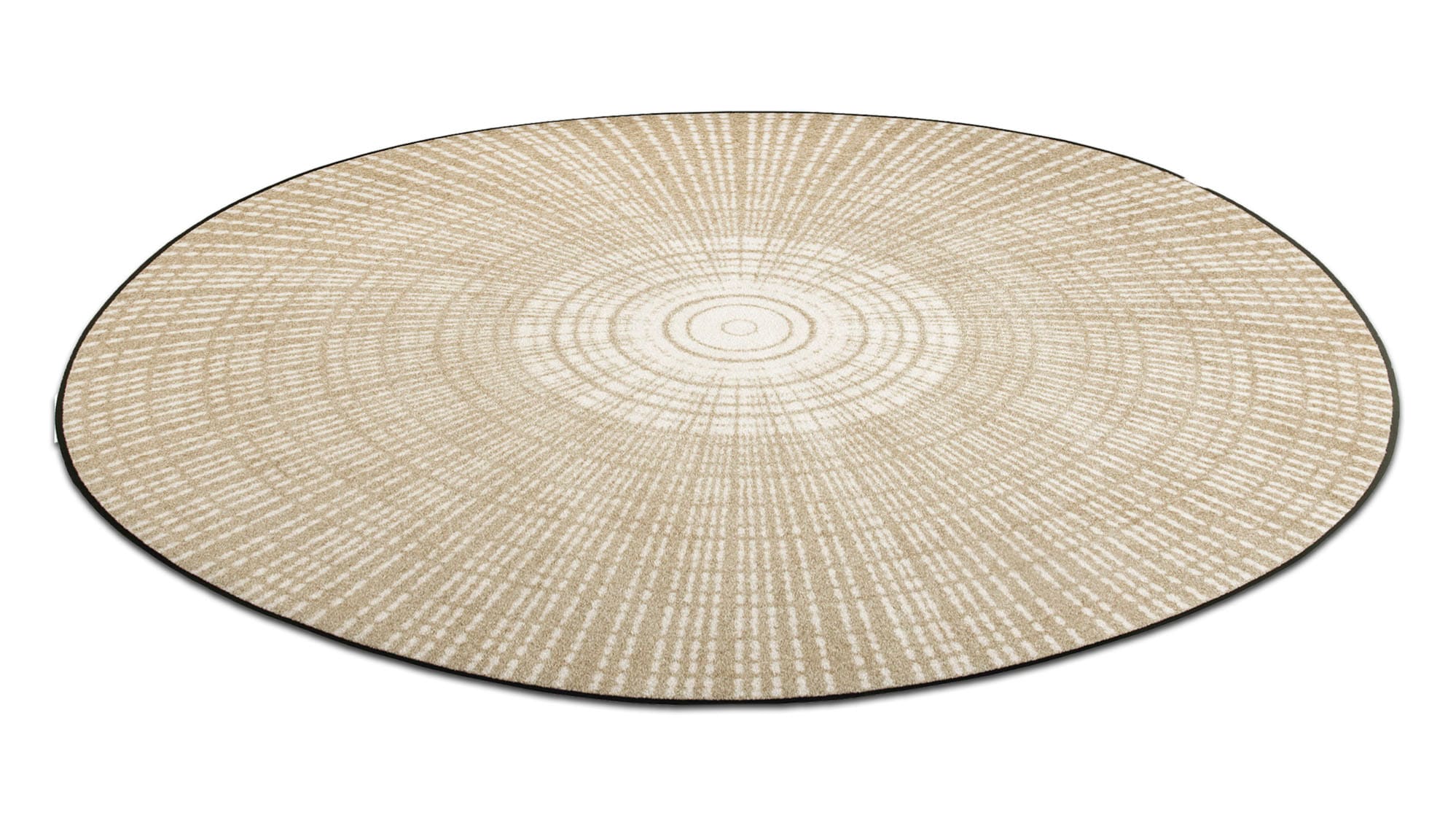 wash+dry by Kleen-Tex Teppich »Cascara beige« rund 7 mm Höhe