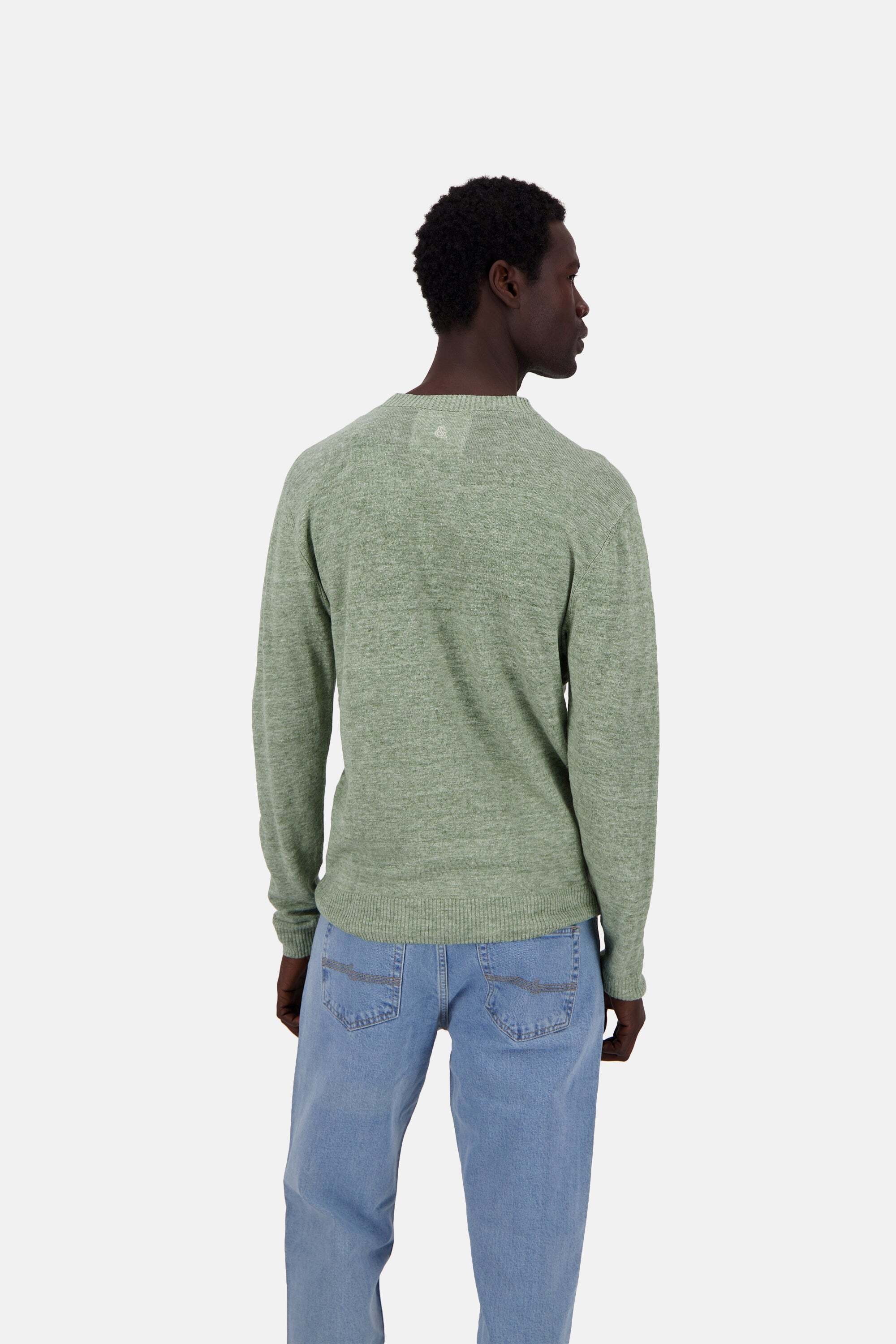 colours & sons Strickpullover »colours & sons Pullover Roundneck-Linen«