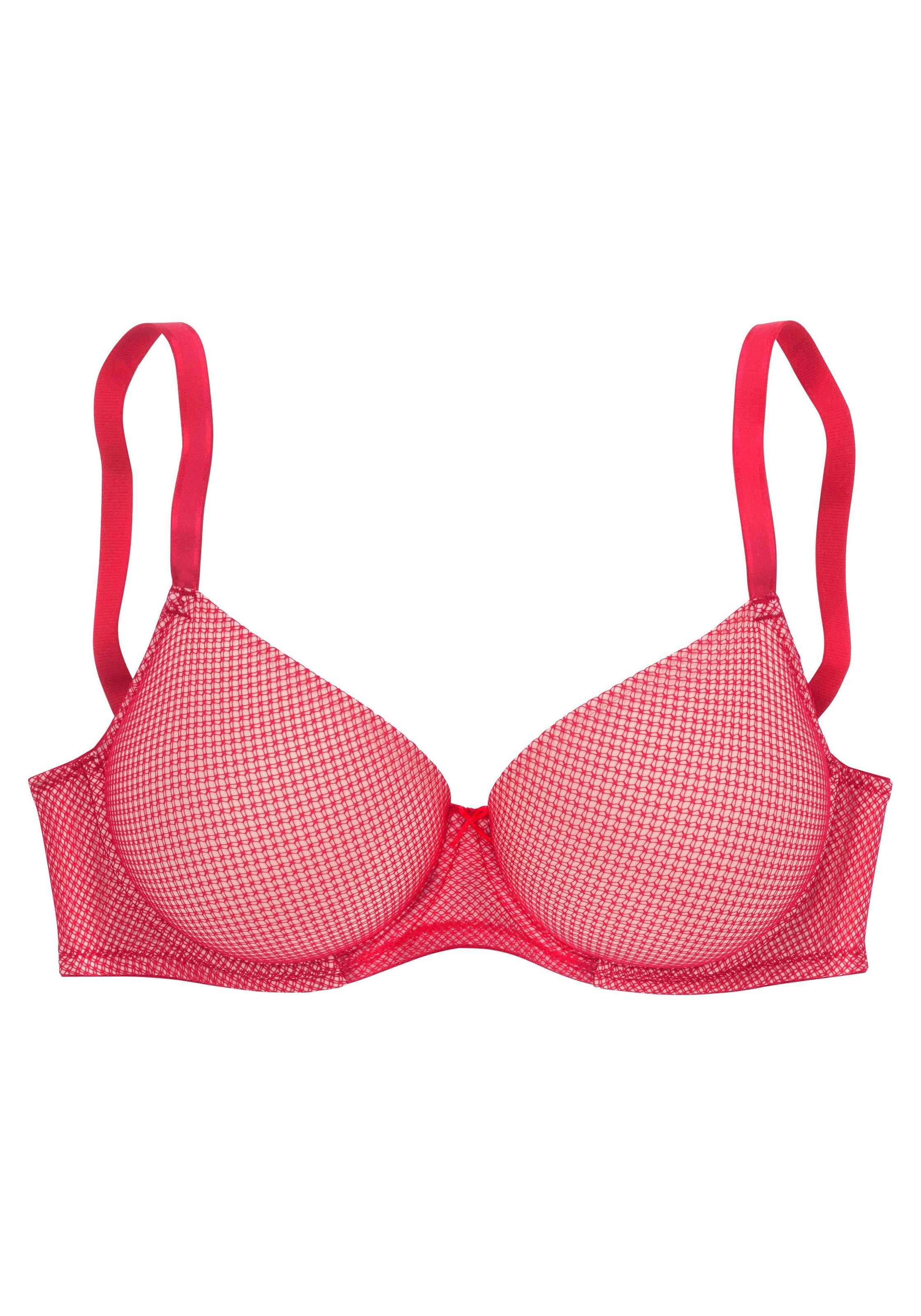 LASCANA Basic Kleidung, »Invisible Pink«, auf ♕ Spacer-Schalen, Dessous versandkostenfrei mit weisser unter Schalen-BH perfekt