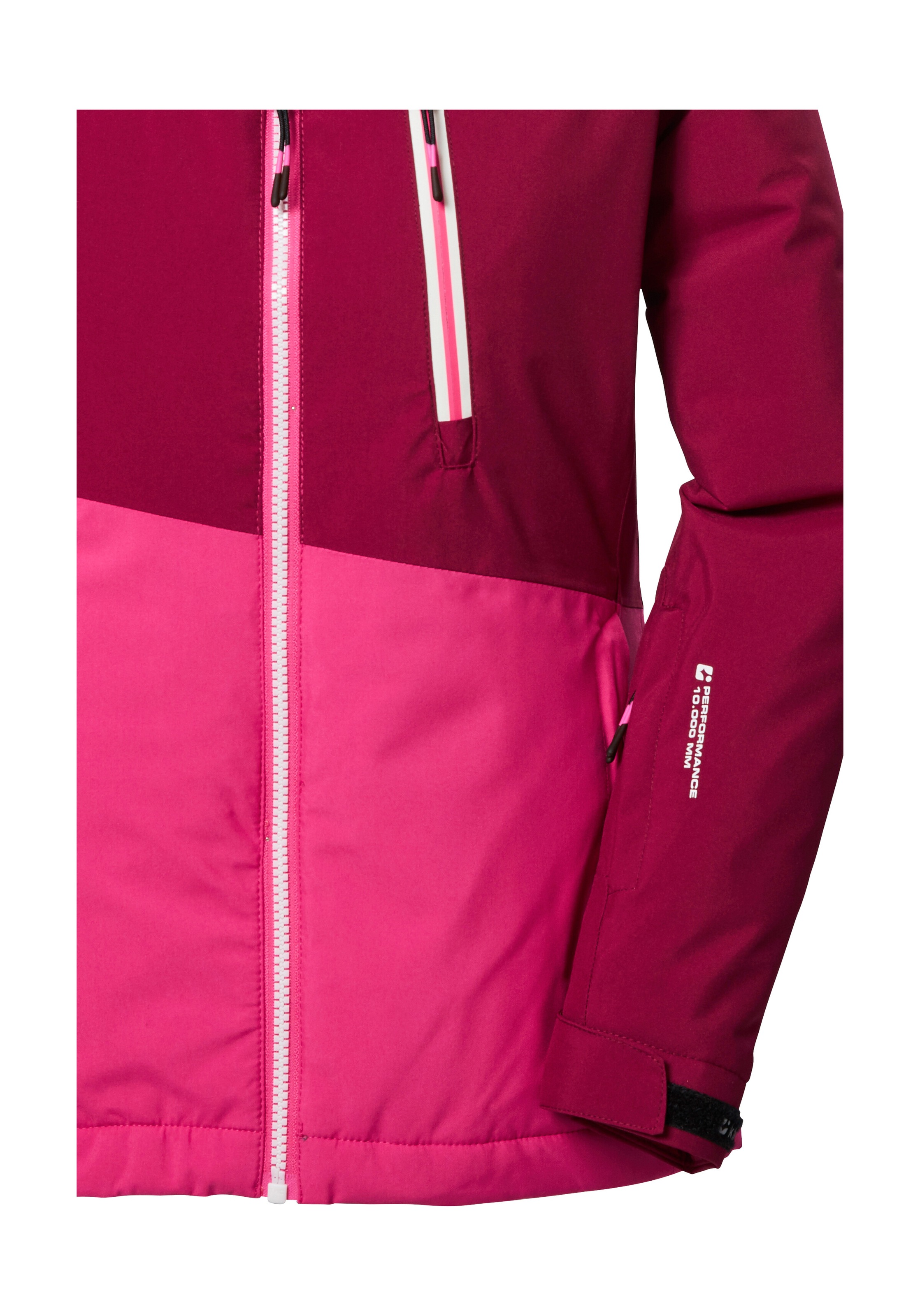 Killtec Veste de ski »KSW 331 GRLS SKI JCKT« Atmungsaktive, wasserdichte Jacke mit Fleece-Innenseite, Skipasstasche