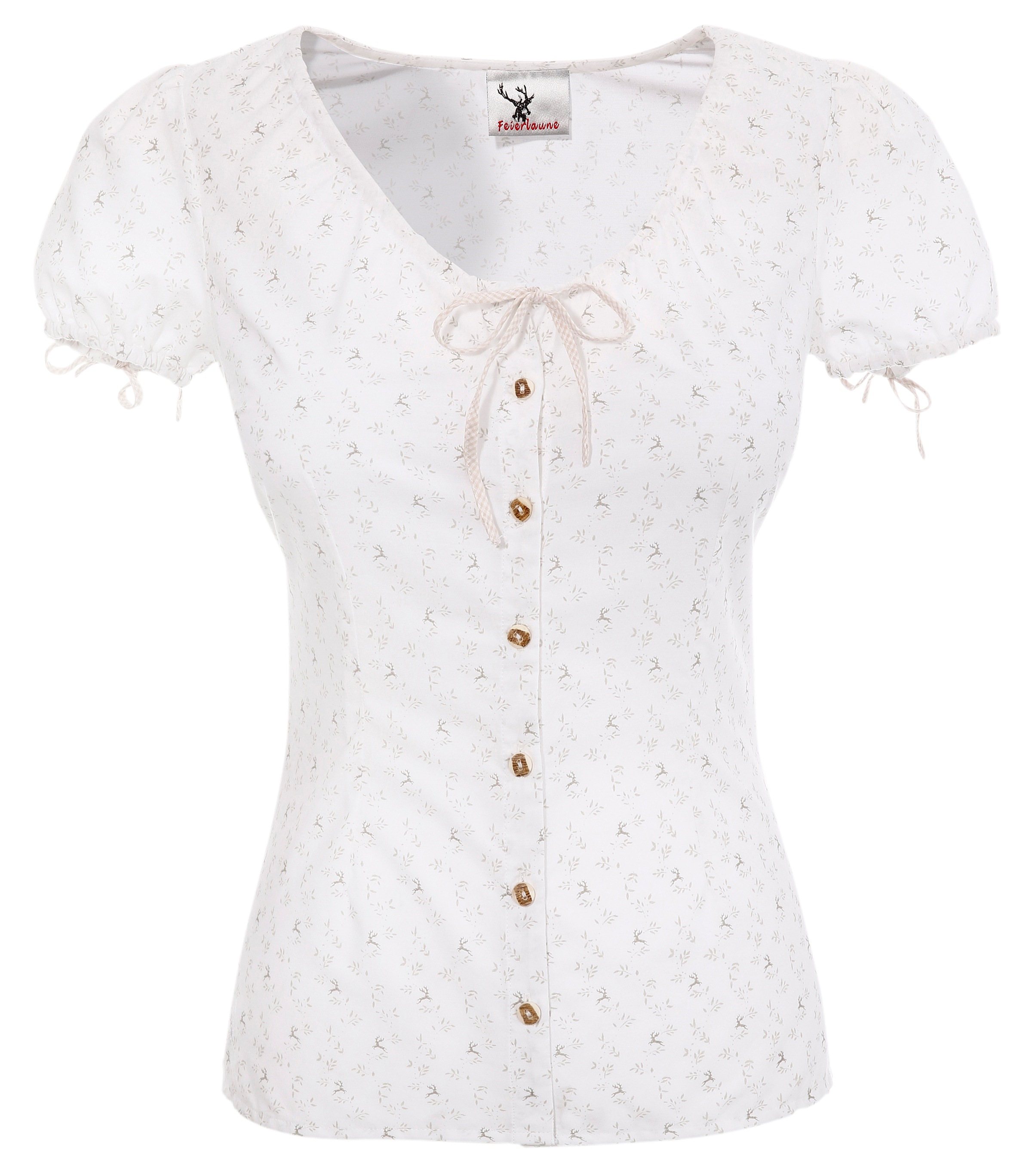 Trachtenbluse Damen in taillierter Form