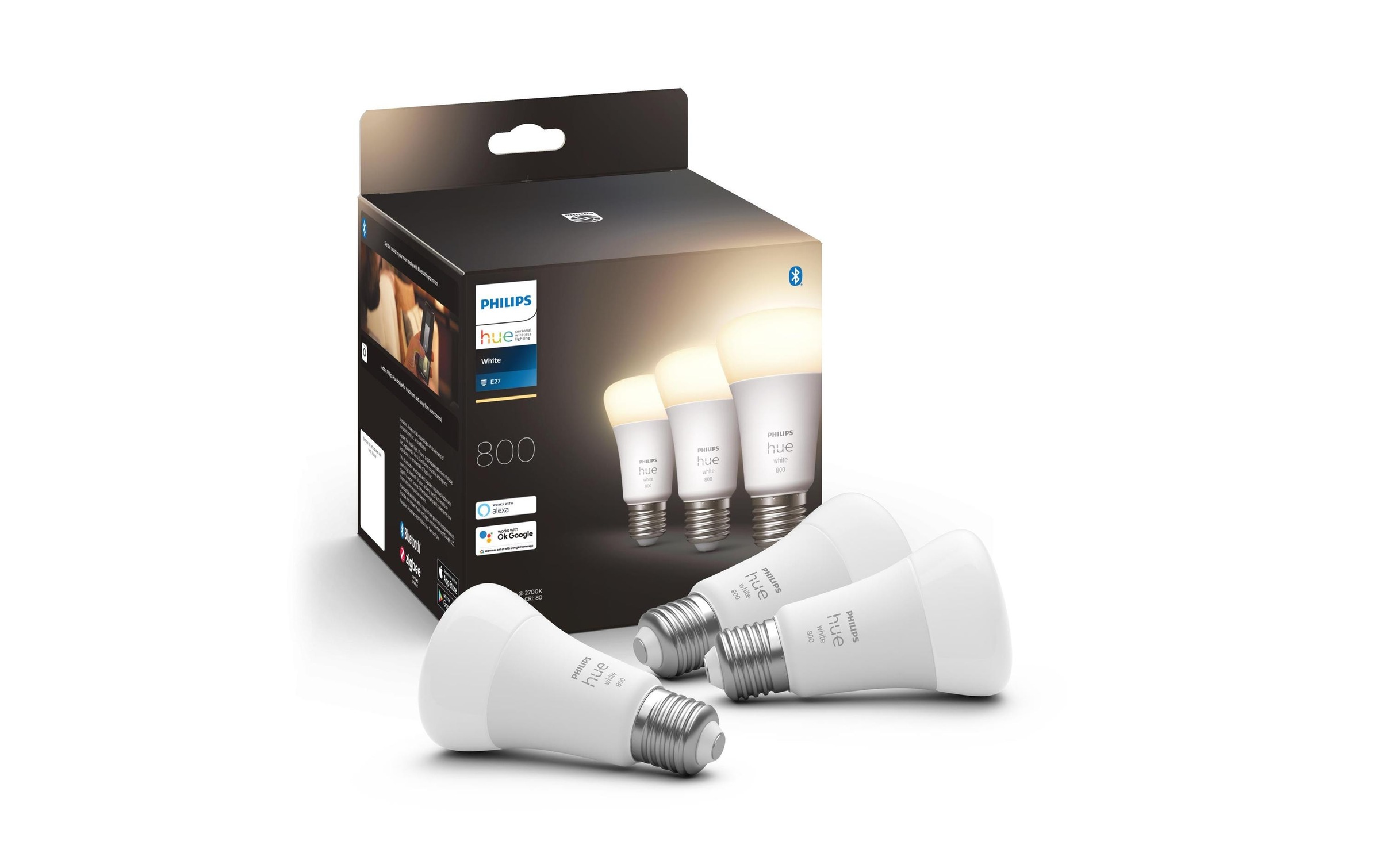 Image of Philips Hue Spezialleuchtmittel "White, 9 W" E27 Warmweiss