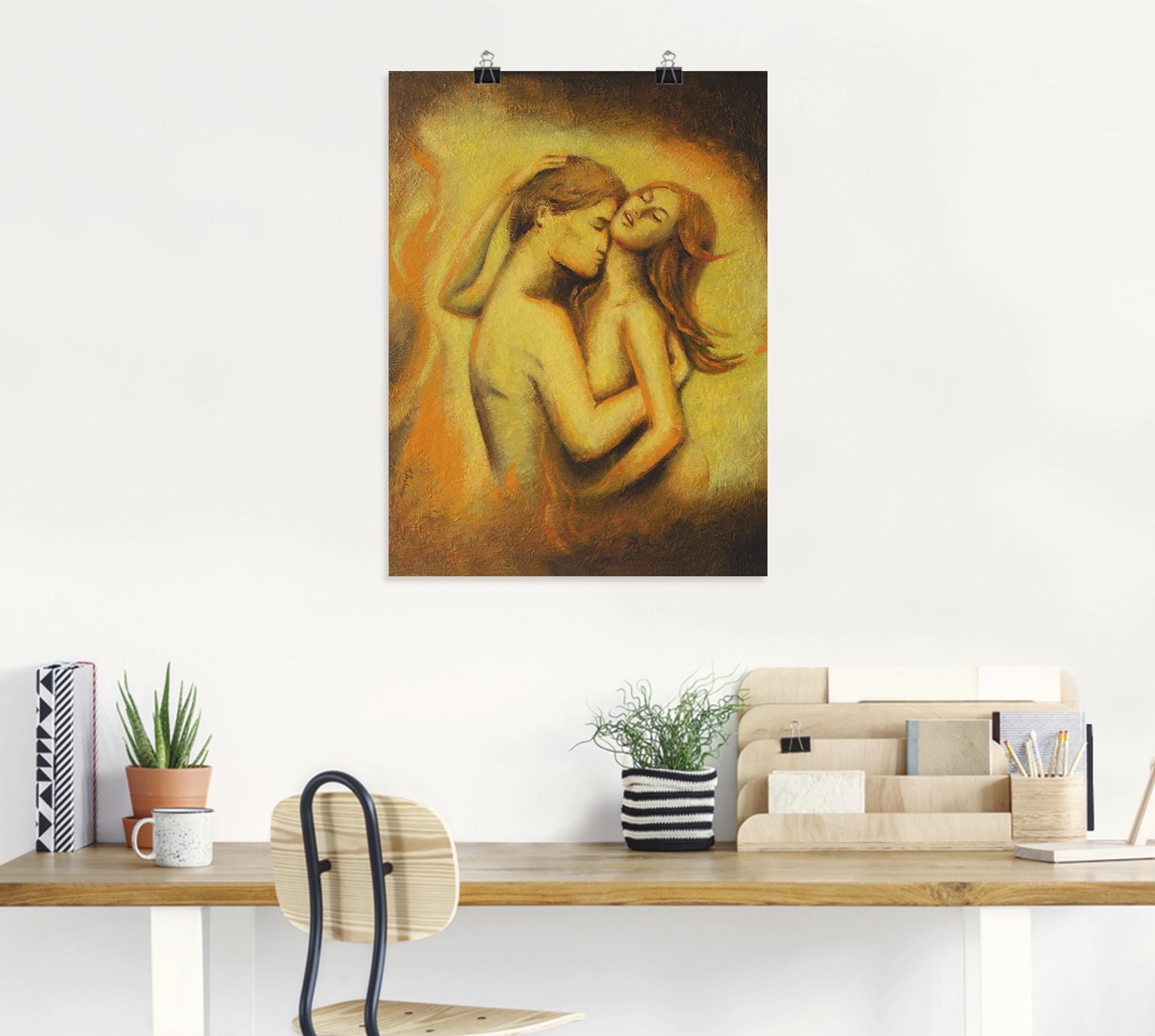 Artland Wandbild »Liebesrausch - erotische Malerei«, Paar, (1 St.), als Poster, Wandaufkleber in verschied. Grössen