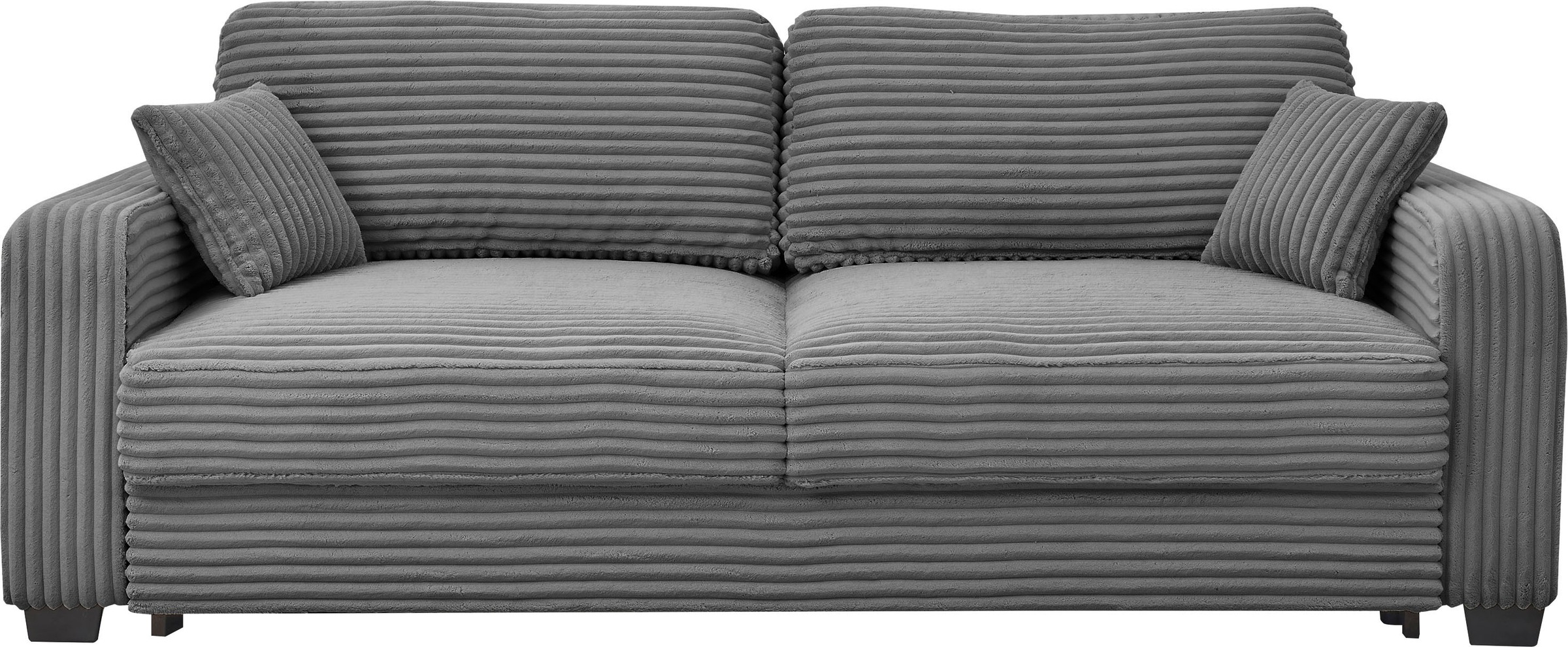 ED EXCITING DESIGN Schlafsofa »Carrara«, mit Bettkasten & 2 Zierkissen