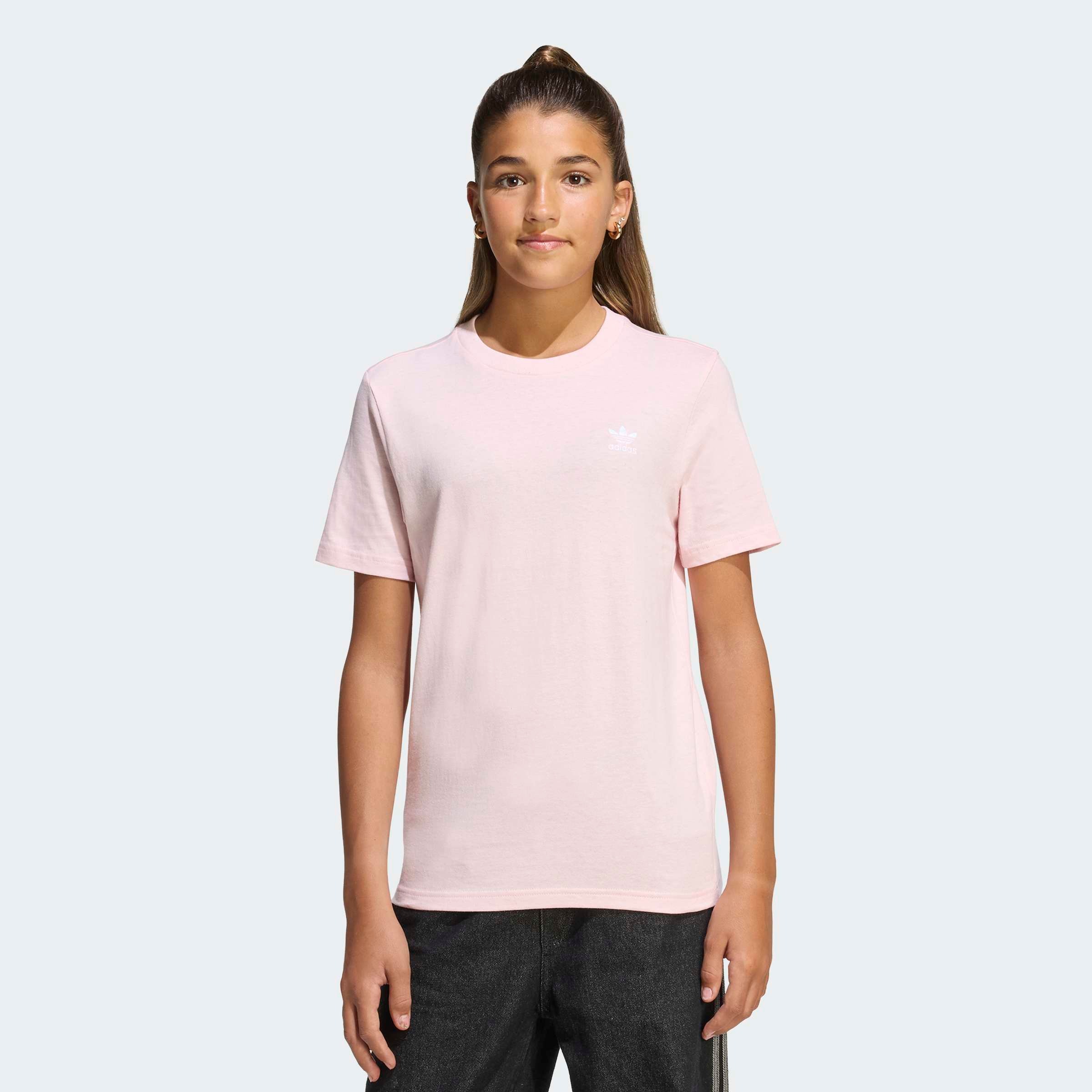 adidas Originals T-shirt »TEE« für Kinder und Teens, mit gerippten Details, mit Rundhalsausschnitt