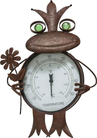 Schneider Gartenfigur »Frosch«, (1 St.), Thermometer, Rost kaufen