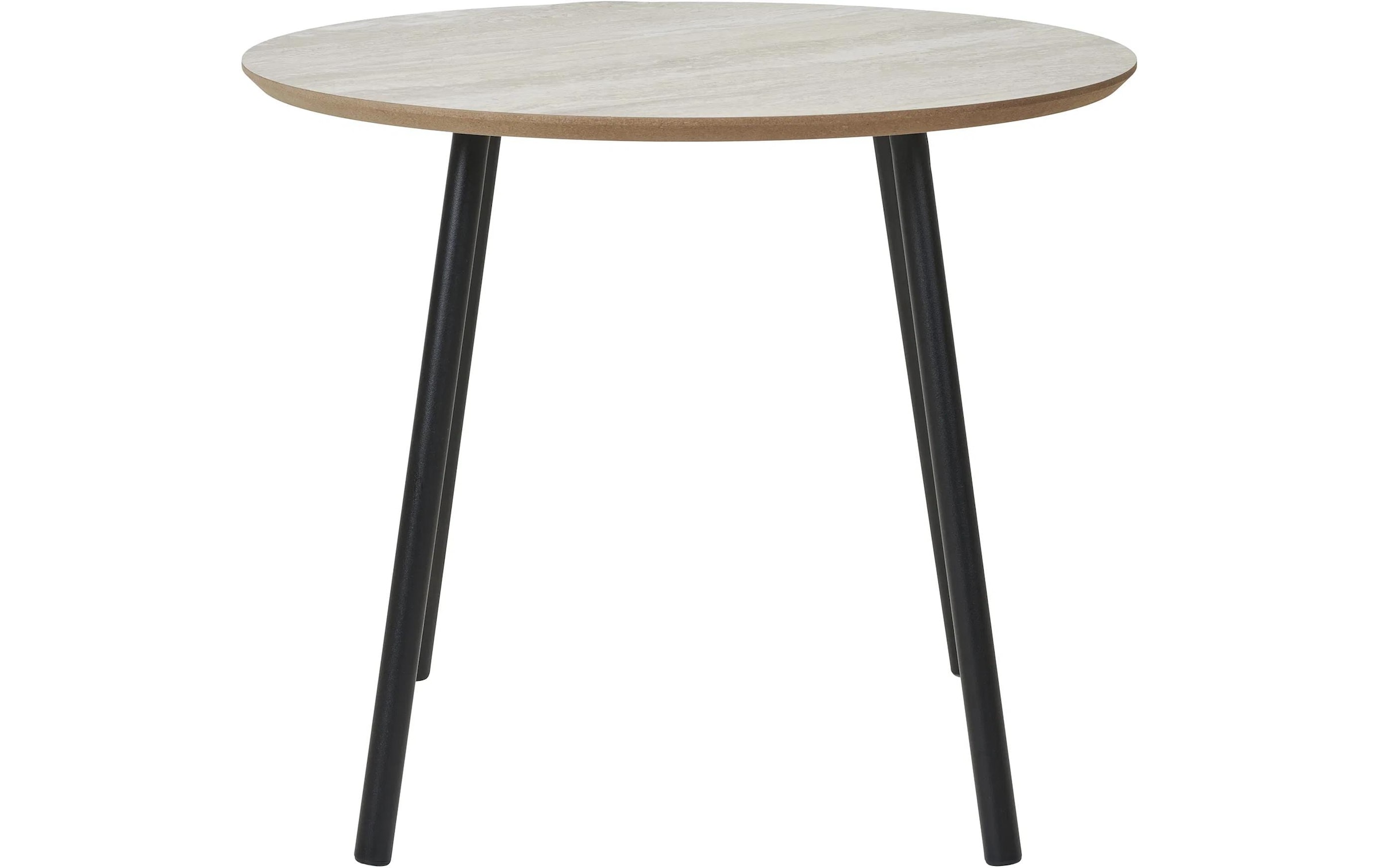 House Nordic Beistelltisch »Aalst 55 x 45 cm Braun/Schwarz«