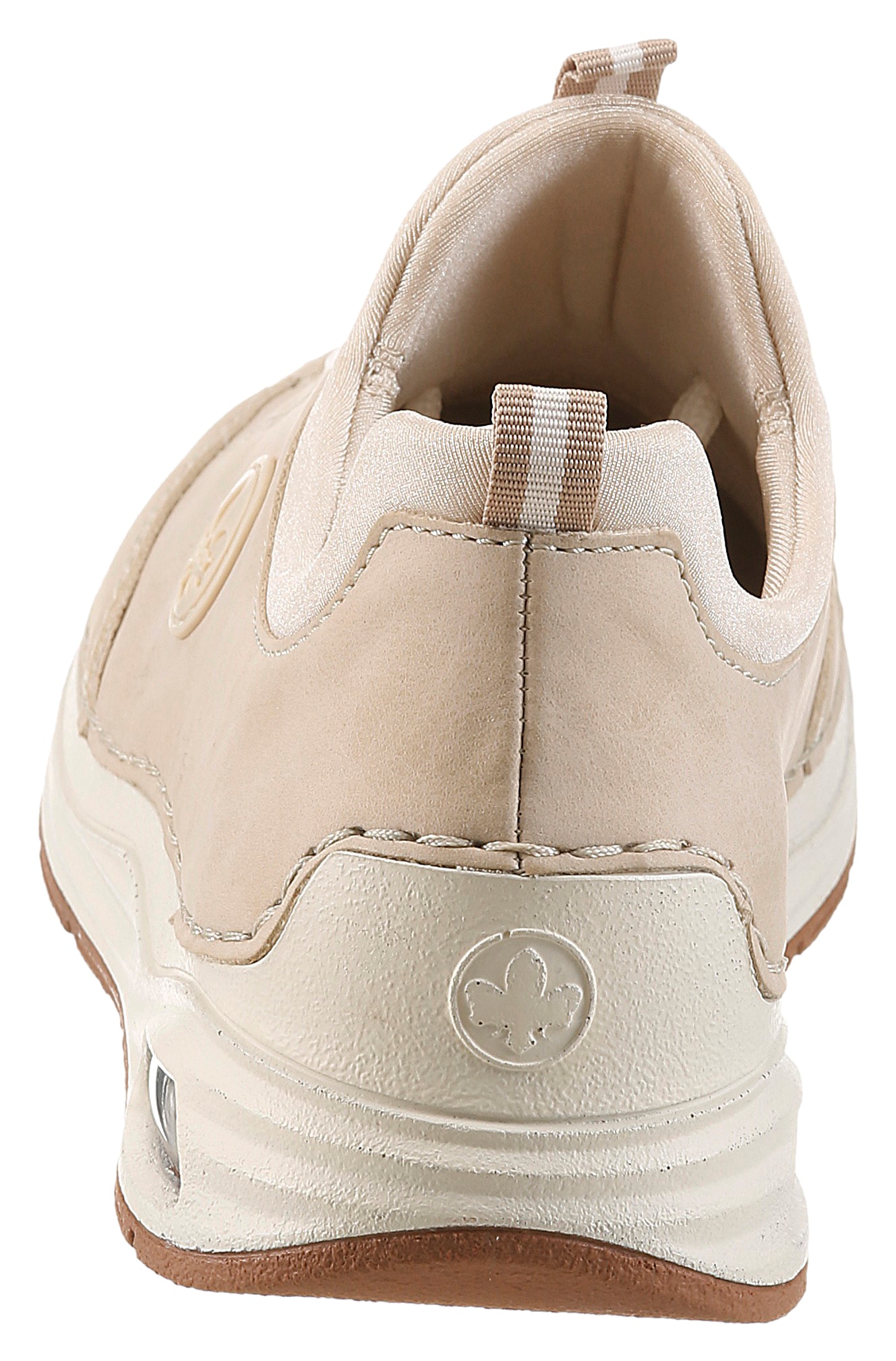Rieker Slip-On Sneaker  Schlupfschuh, Freizeitsneaker, Halbschuh mit elastischem Einstieg