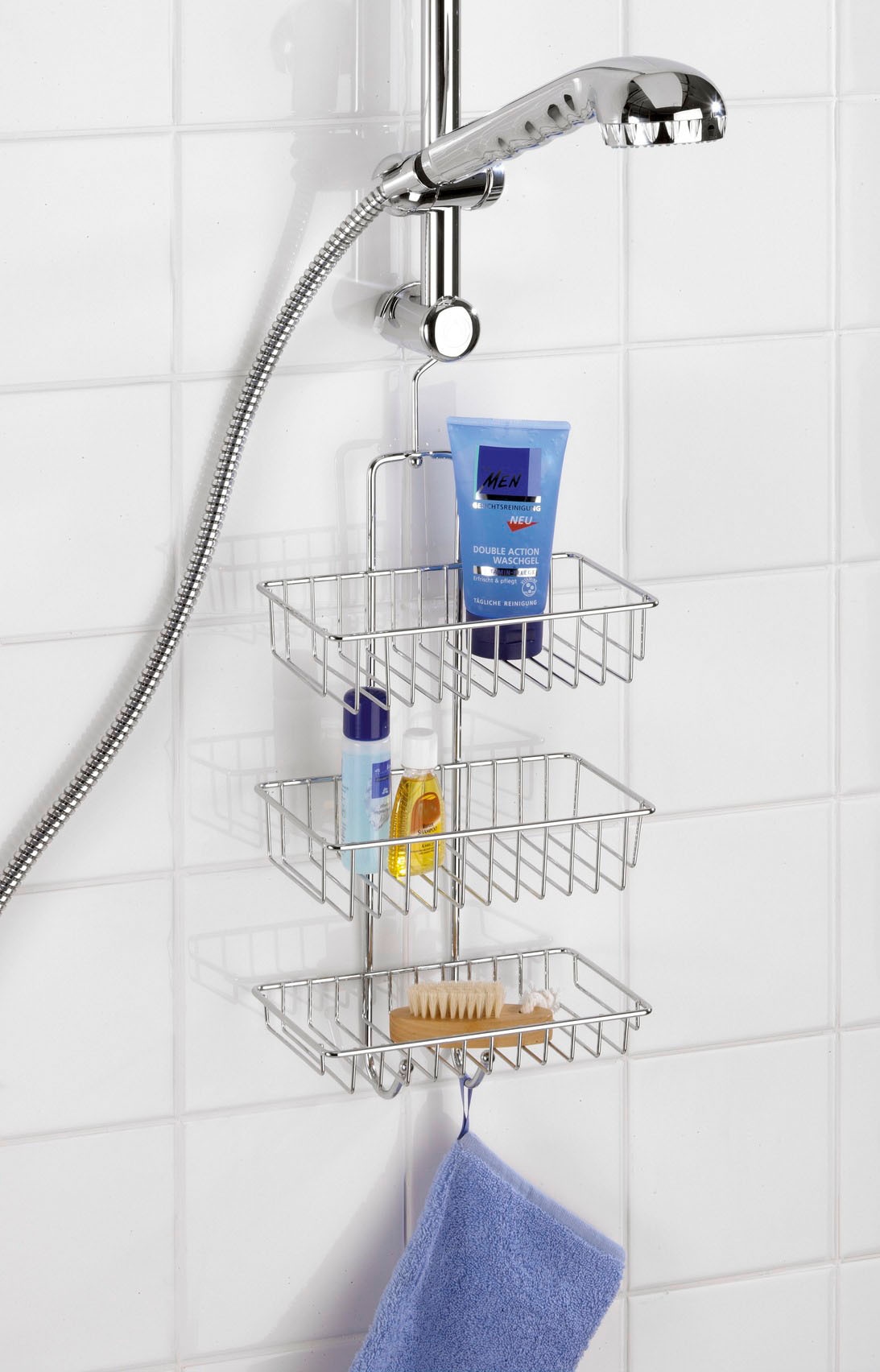 WENKO Etagère de douche »Nivala« 3 Ablagen