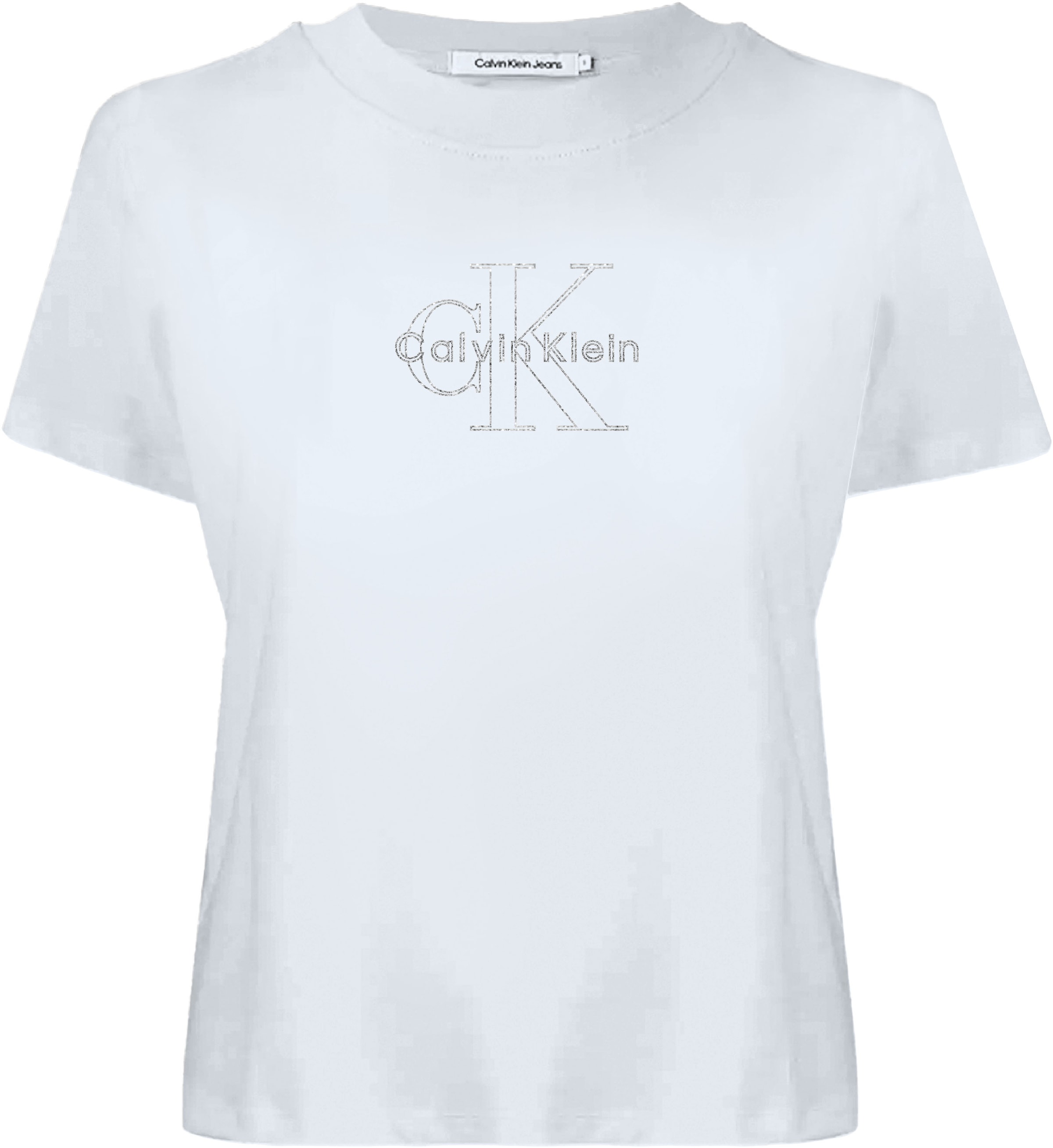 Calvin Klein Jeans T-shirt »CLASIC MONOLOGO TEE« Regular fit mit Rundhalsausschnitt