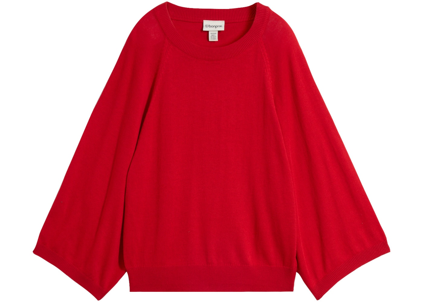 bonprix Strickpullover im Oversize-Schnitt, mit 3/4-Ärmeln, eleganter Stil